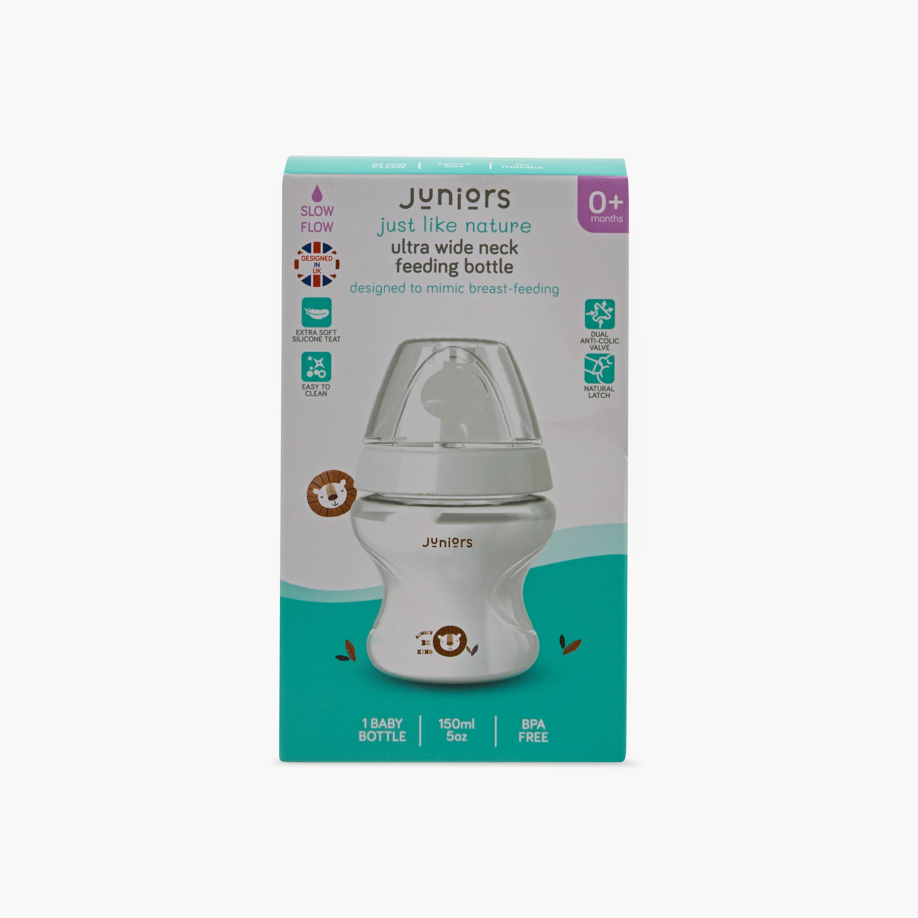 Juniors Slow Flow Feeding Bottle - 150 ml-baby-feeding-feedingbottles-bottlesandteats-image-13