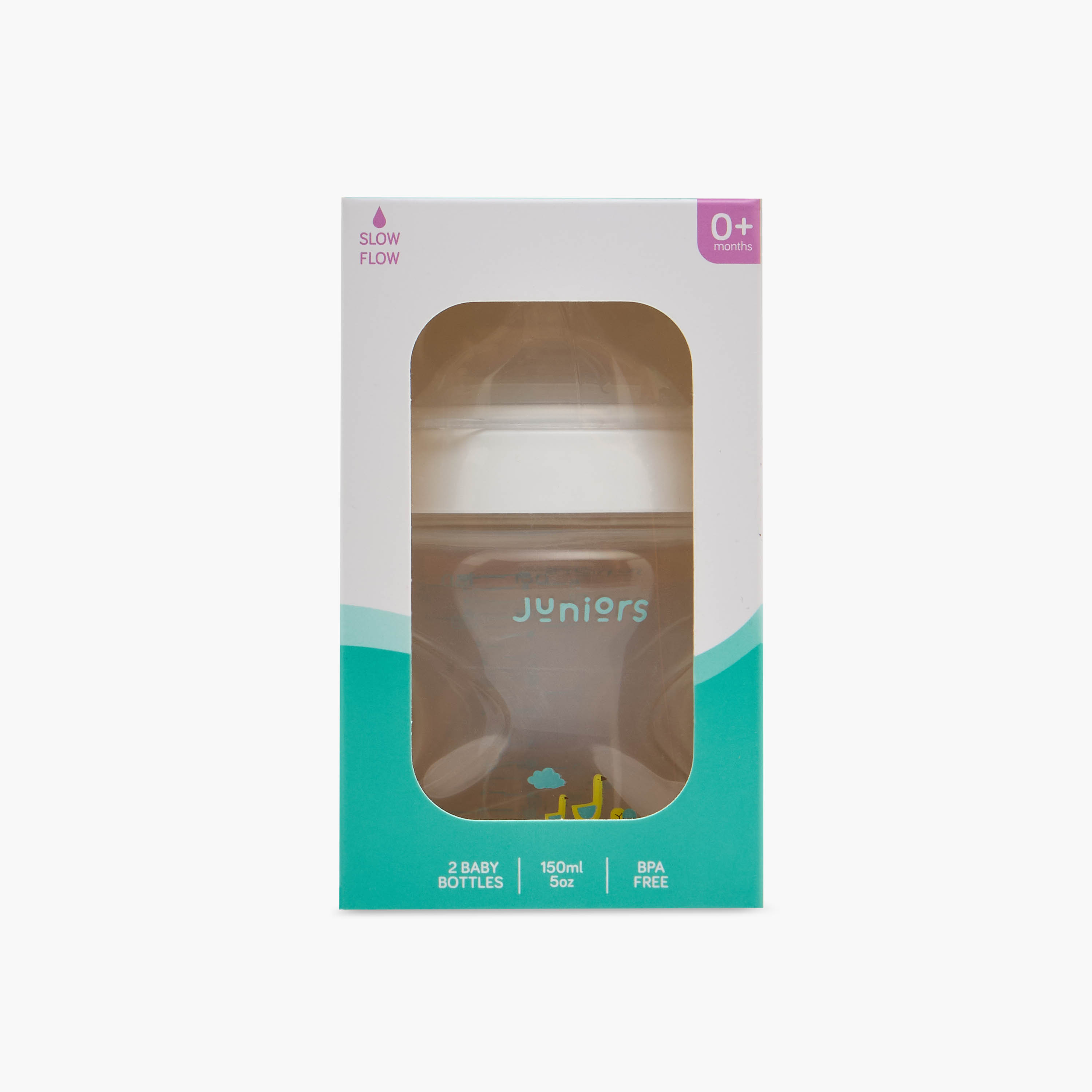 Juniors 2-Piece Dual Anticolic Ultrawide-Neck Slow Flow Feeding Bottle Set - 150 ml-baby-feeding-feedingbottles-bottlesandteats-image-14
