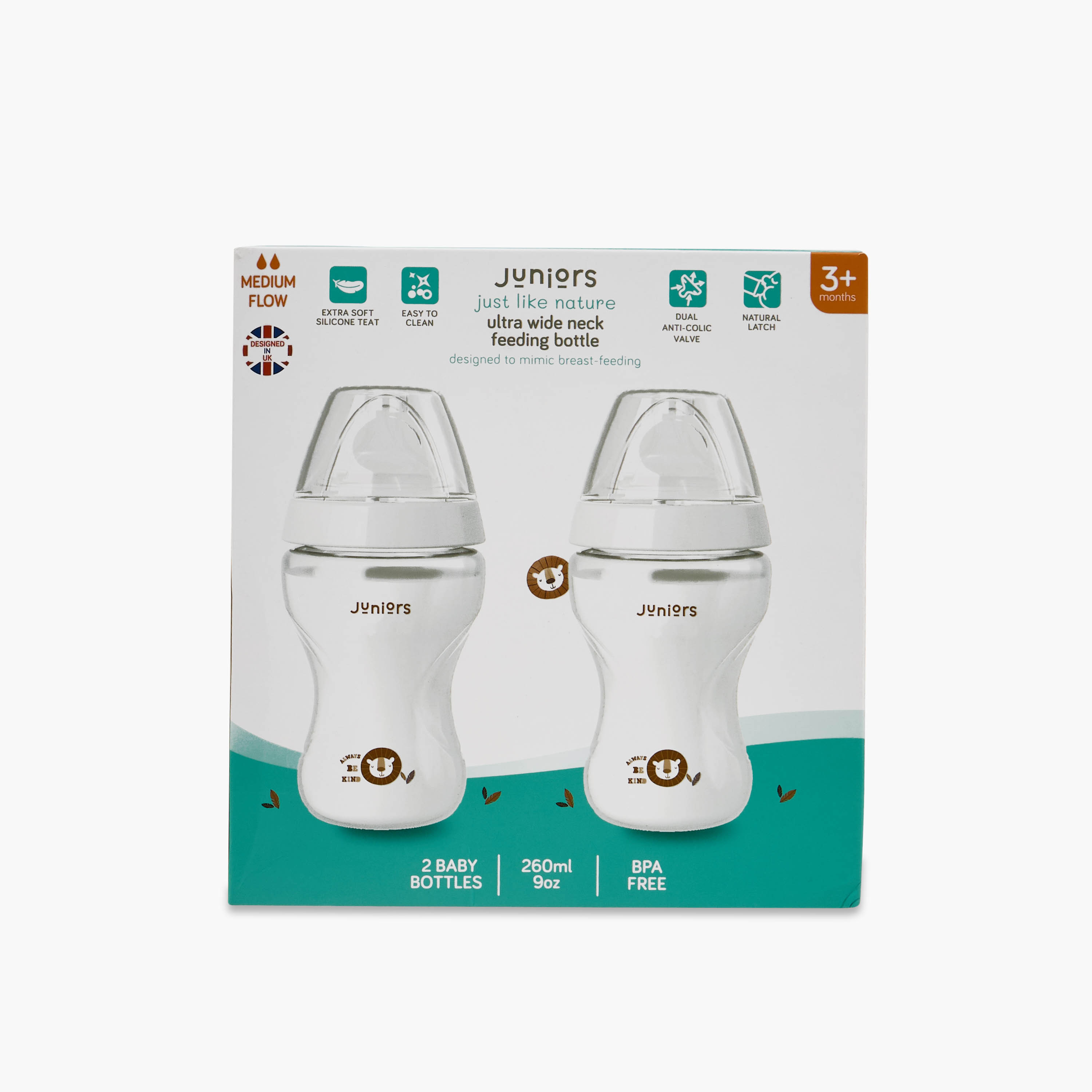 Juniors Medium Flow Feeding Bottle - 260 ml-baby-feeding-feedingbottles-bottlesandteats-image-12