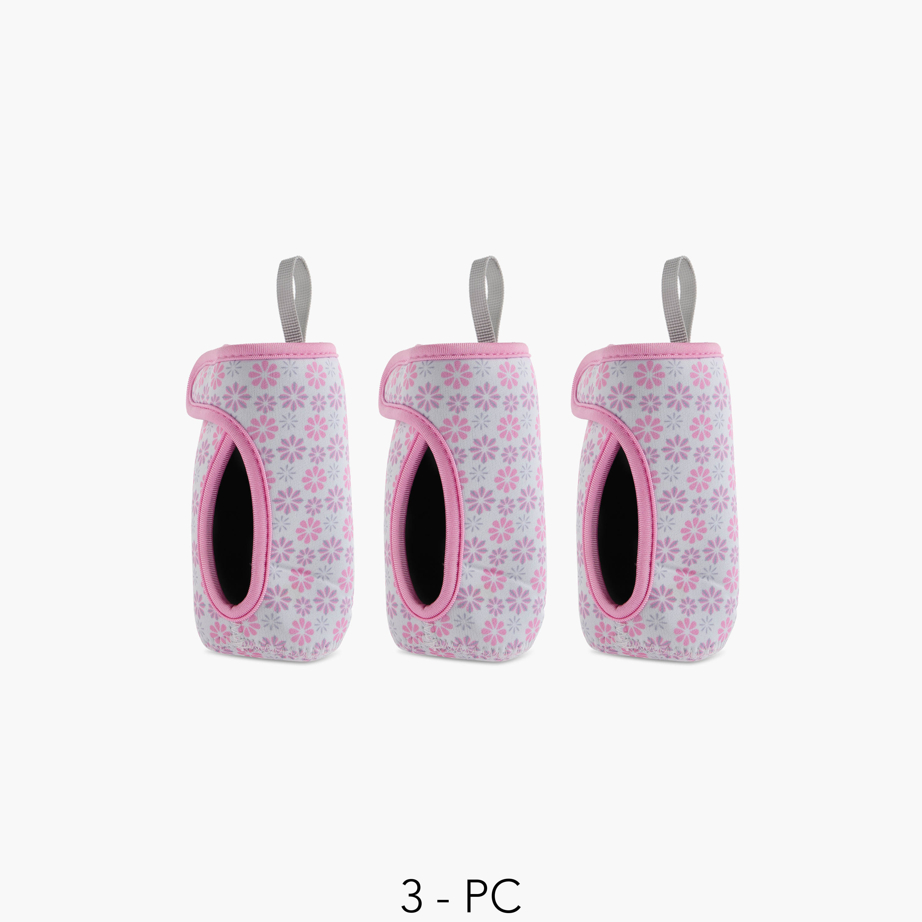 Juniors Floral Print Large Bottle Cover - Set of 3-baby-feeding-feedingbottles-bottlecovers-image-1