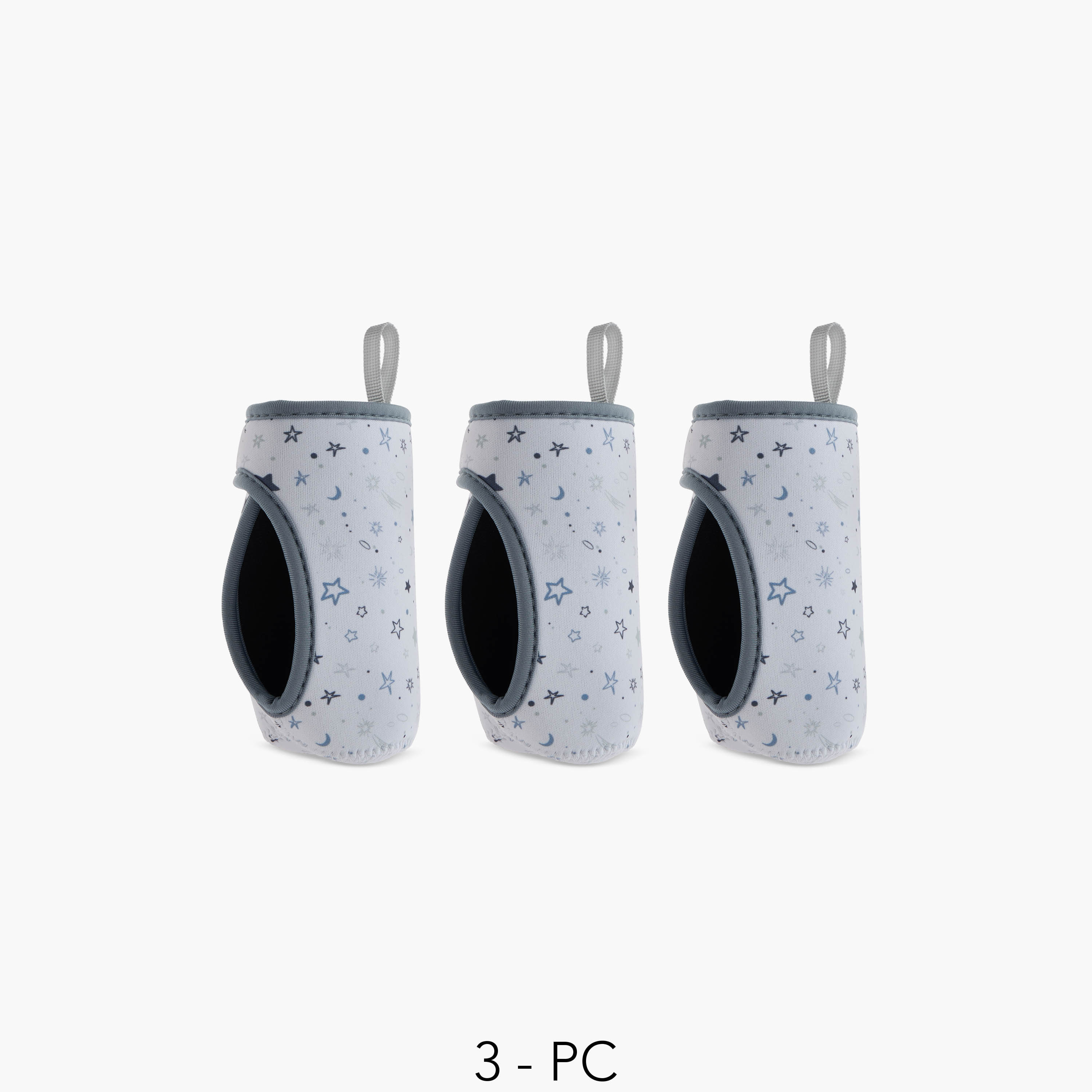 Juniors Star Print Large Bottle Cover - Set of 3-baby-feeding-feedingbottles-bottlecovers-image-1