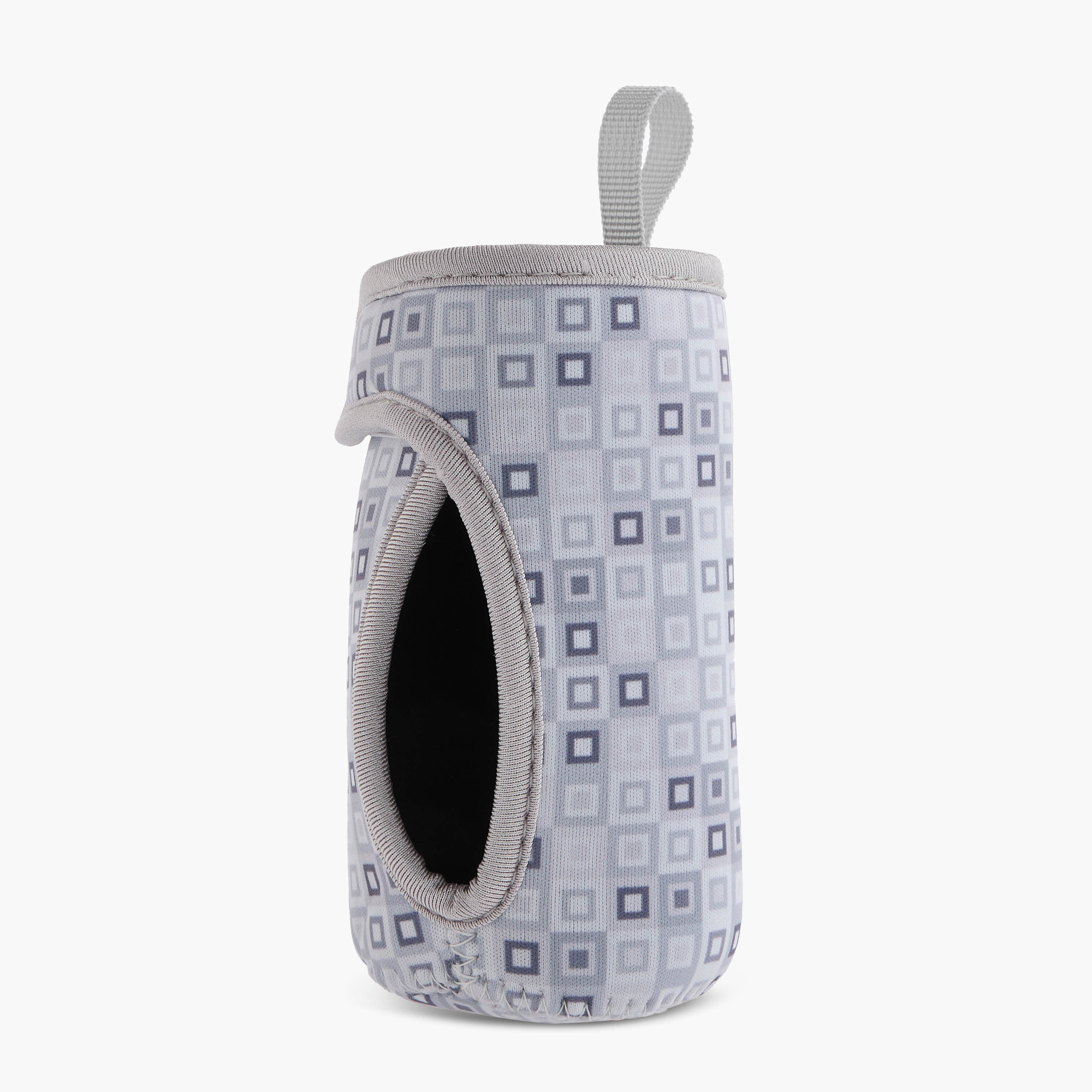 طقم غطاء قارورة متوسط الحجم كاروهات من جونيورز - 3 قطع-baby-feeding-feedingbottles-bottlecovers-image-6