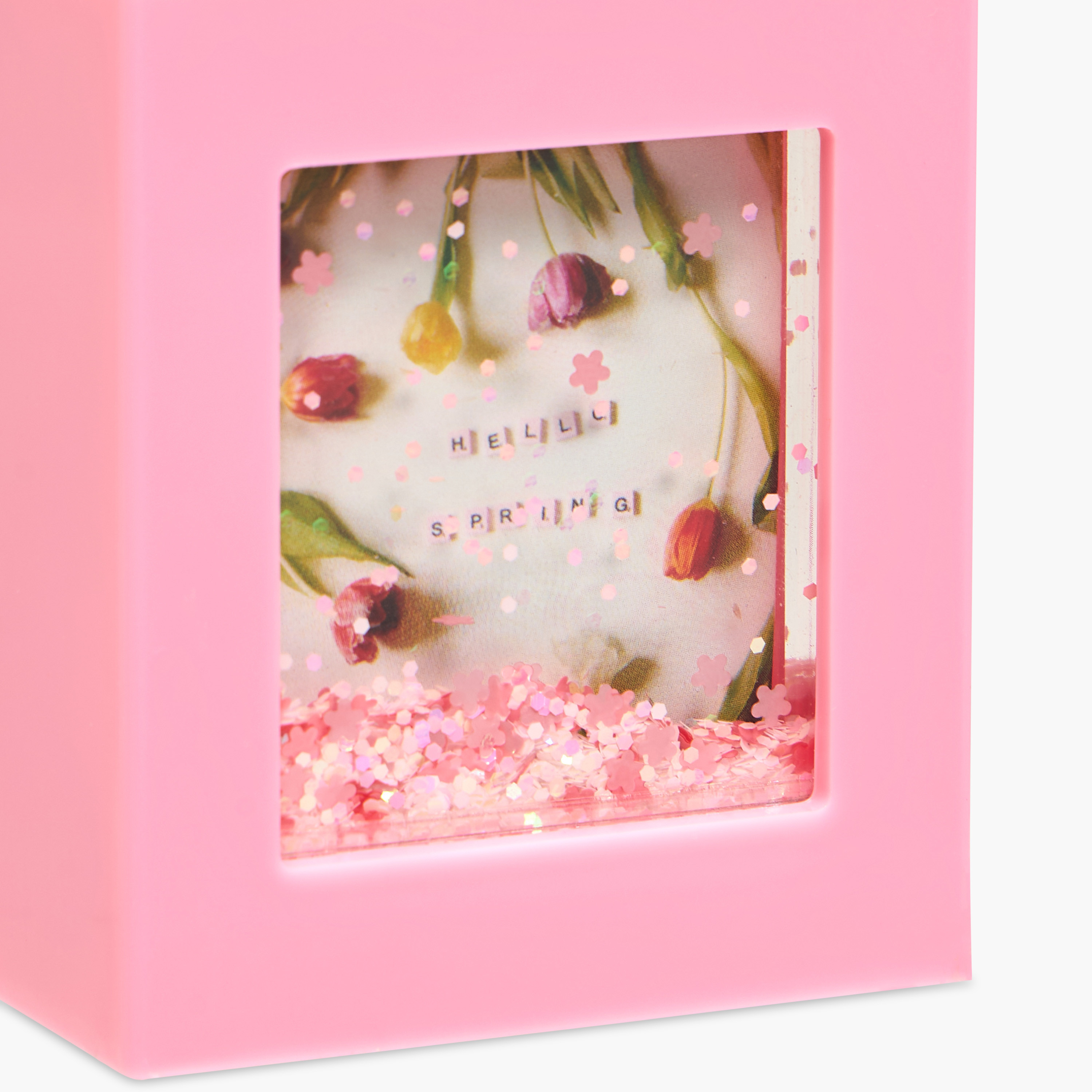 Acrylic Floating Photo Frame with Glitter and Light - 6x9x3 cms-household-walldecorandmirrors-photoframes-image-3