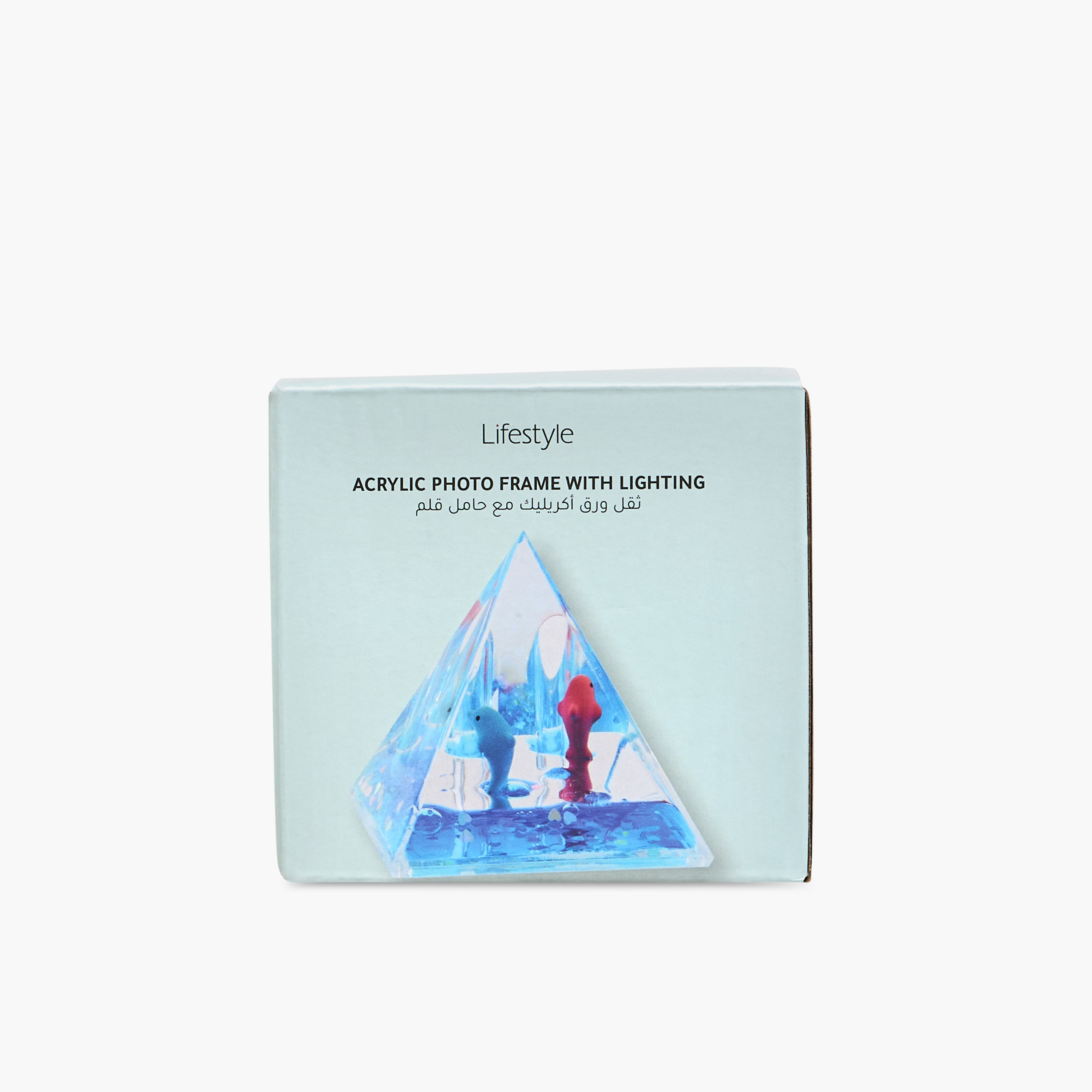 Acrylic Pyramid Paper Holder - 8x8x8 cms-household-decor-decorativeobjectsandsculptures-image-5