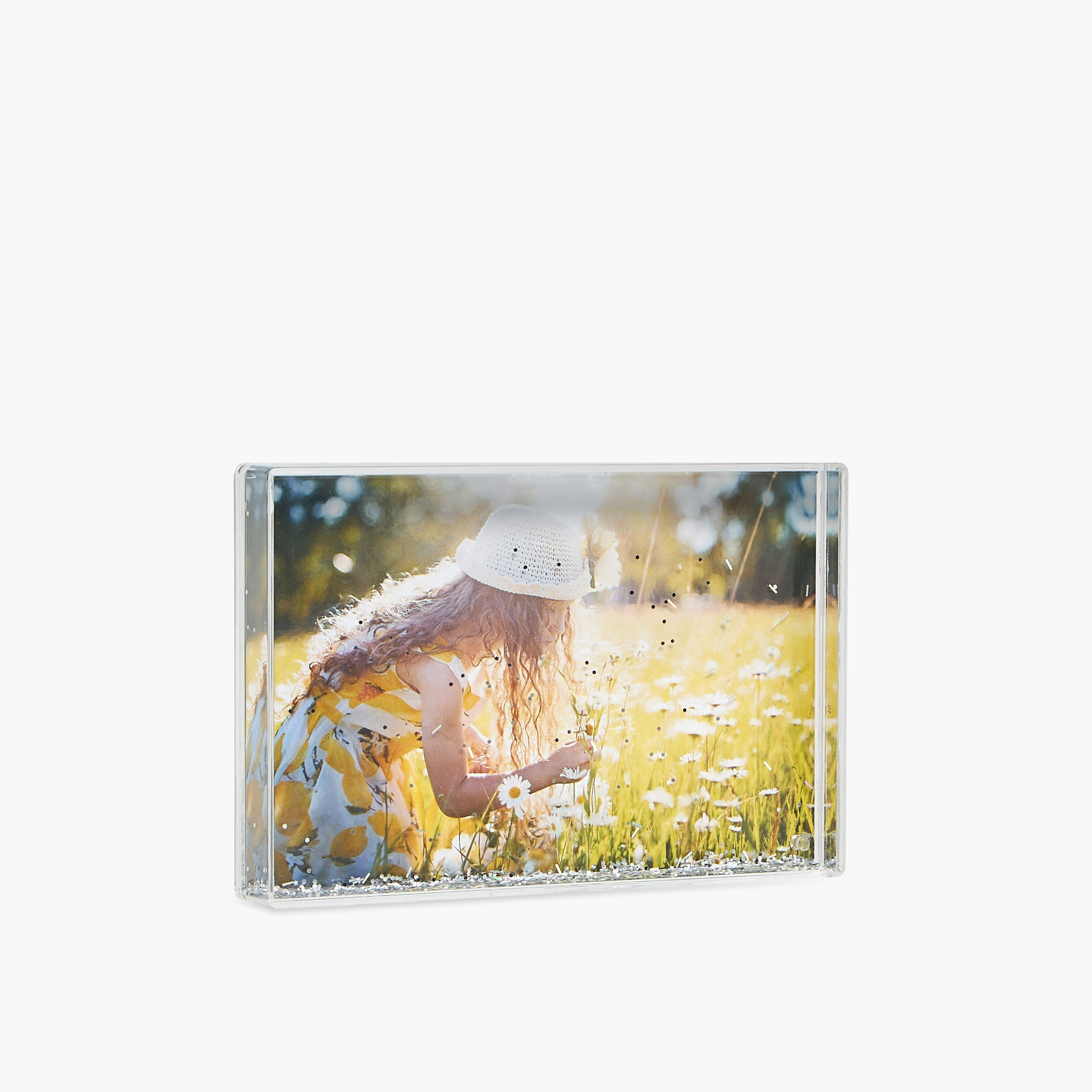 Glitter Detail Acrylic Photo Frame - 4x6 cms-household-walldecorandmirrors-photoframes-image-2