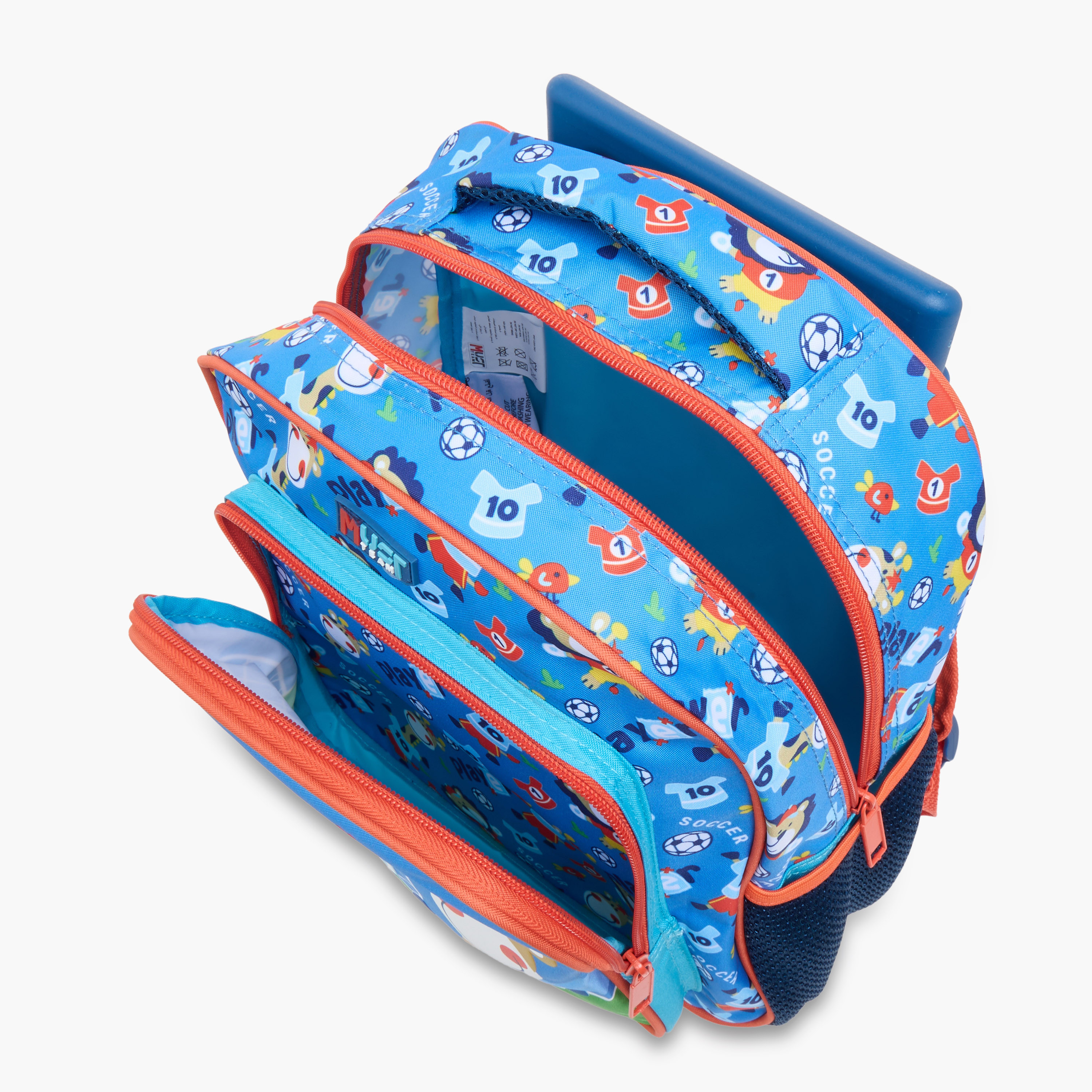 MUST 3-Piece Animal Print 12-inch Trolley Backpack Set -  27x10x31 cms-school-bagsandbackpacks-trolleybags-image-17