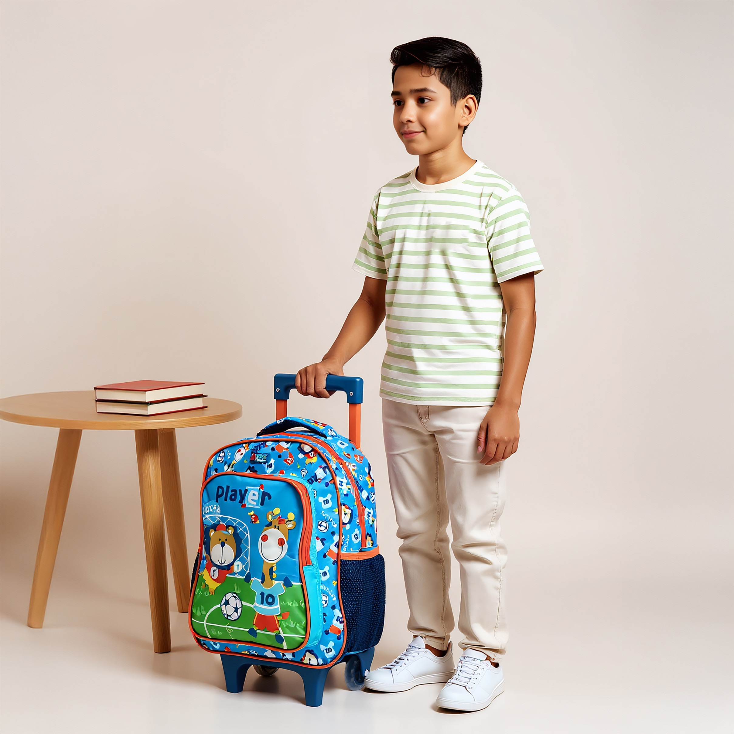 MUST 3-Piece Animal Print 12-inch Trolley Backpack Set -  27x10x31 cms-school-bagsandbackpacks-trolleybags-image-2