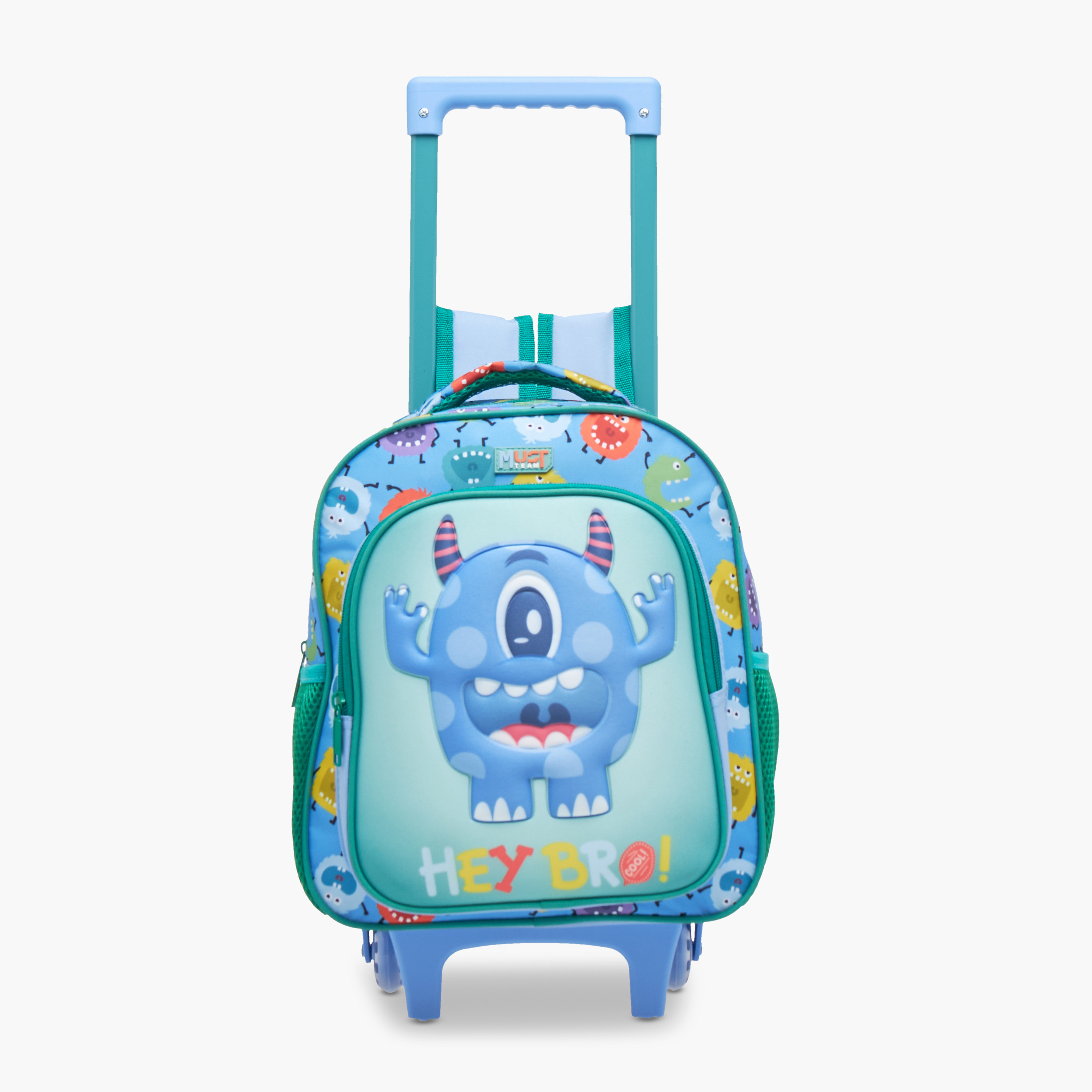 MUST Printed 3-Piece School Trolley Bag Set for Boys 2-5 Years with Lunch Bag and Pencil Pouch -school-bagsandbackpacks-trolleybags-image-8