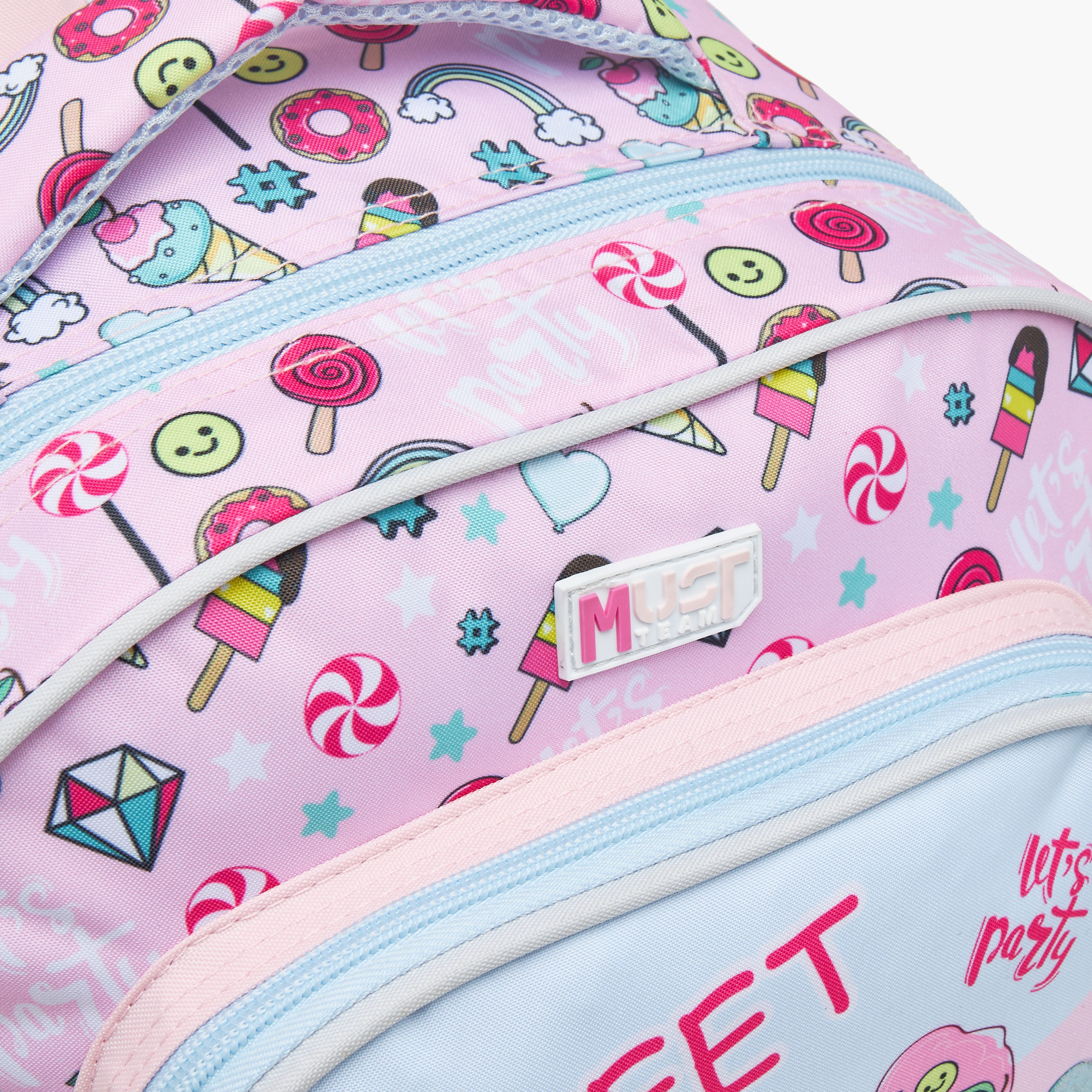 MUST Printed 3-Piece School Trolley Bag Set for Girls 2-5 Years with Lunch Bag and Pencil Pouch -school-bagsandbackpacks-trolleybags-image-10