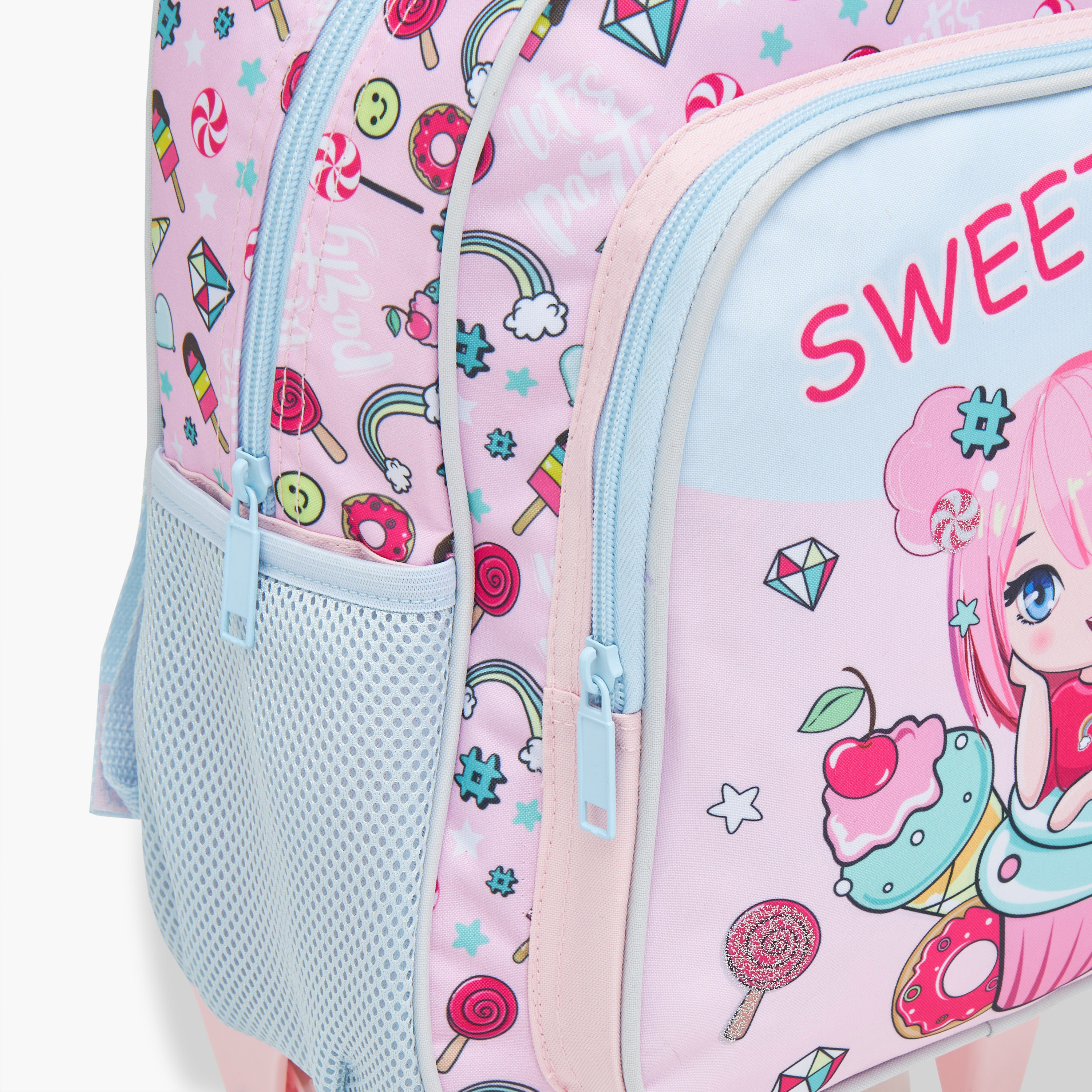 MUST Printed 3-Piece School Trolley Bag Set for Girls 2-5 Years with Lunch Bag and Pencil Pouch -school-bagsandbackpacks-trolleybags-image-11