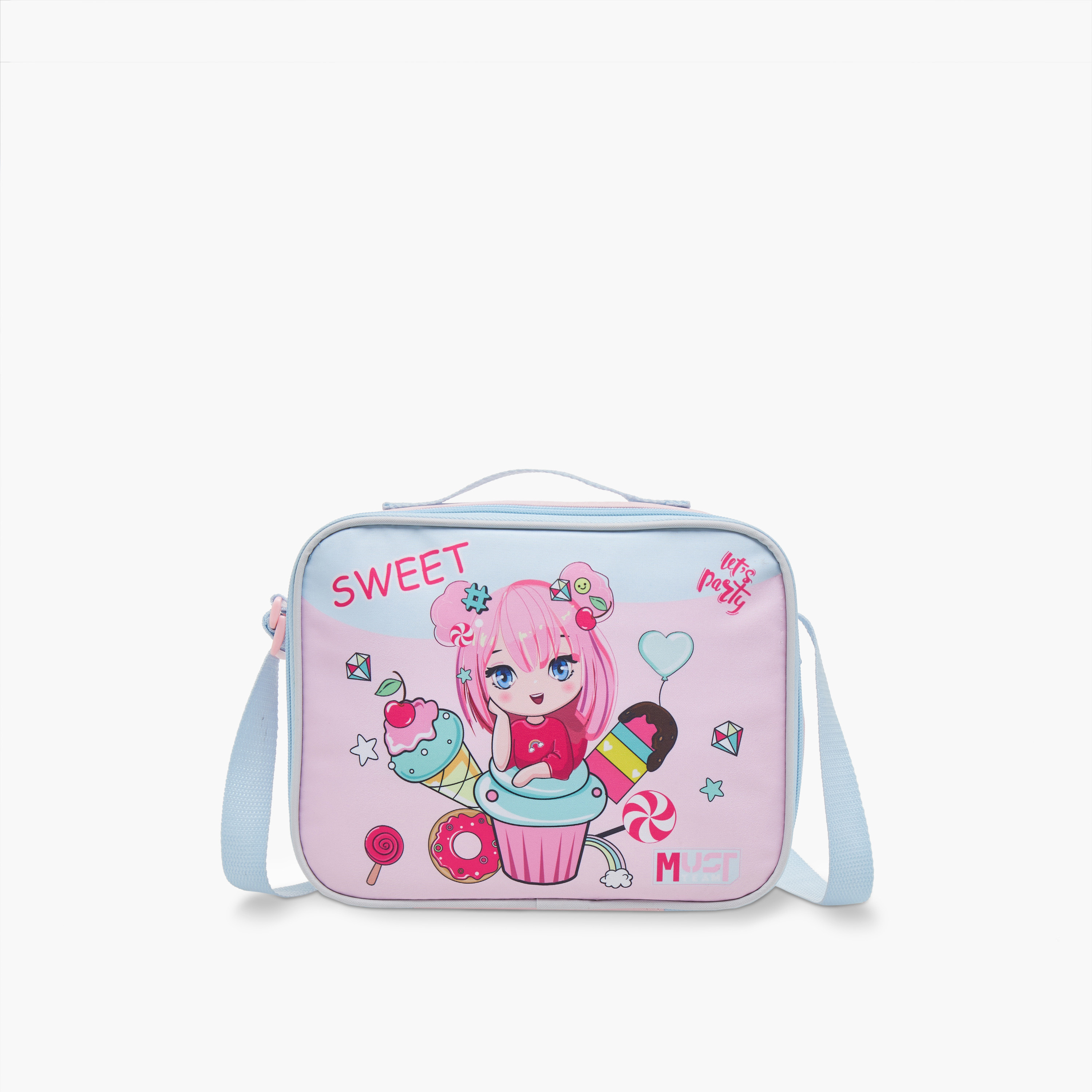 MUST Printed 3-Piece School Trolley Bag Set for Girls 2-5 Years with Lunch Bag and Pencil Pouch -school-bagsandbackpacks-trolleybags-image-16
