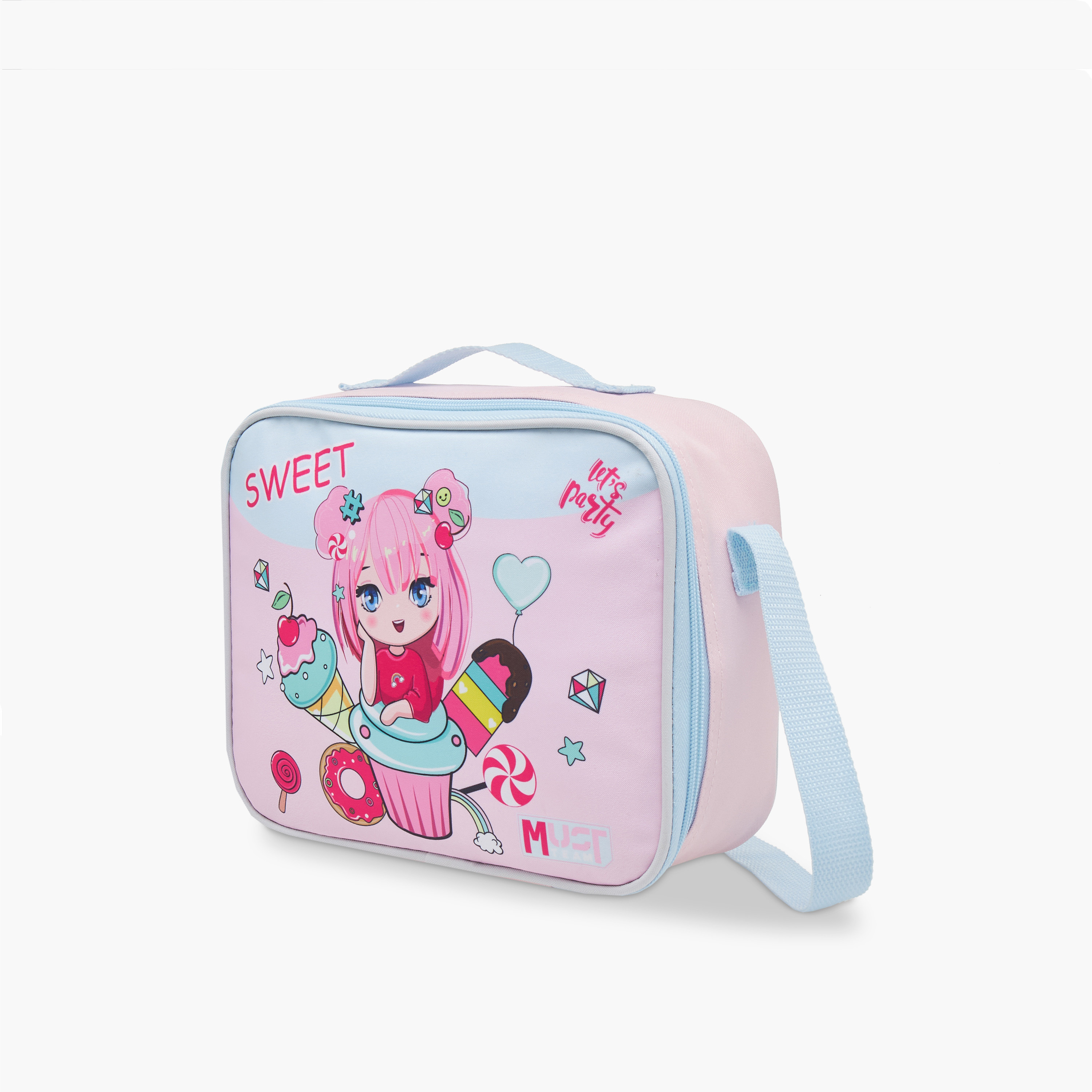 MUST Printed 3-Piece School Trolley Bag Set for Girls 2-5 Years with Lunch Bag and Pencil Pouch -school-bagsandbackpacks-trolleybags-image-17