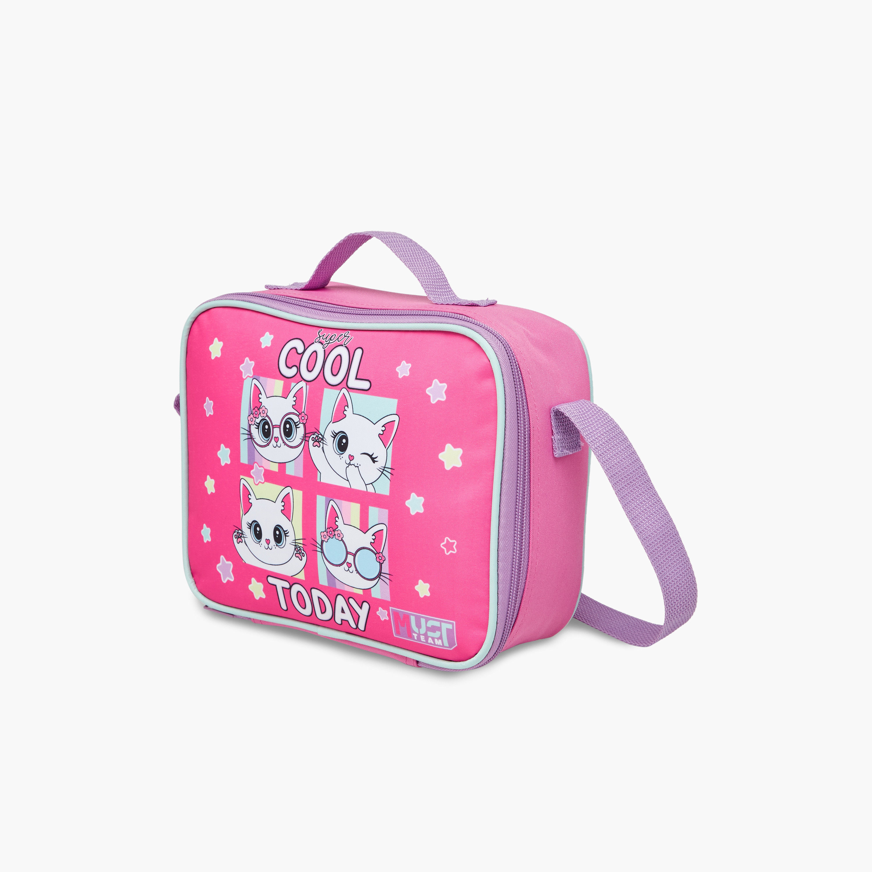 MUST Cats 3-Piece School Trolley Bag Set for Girls 2-5 Years with Lunch Bag and Pencil Pouch -promo_LS20_OMN-image-16