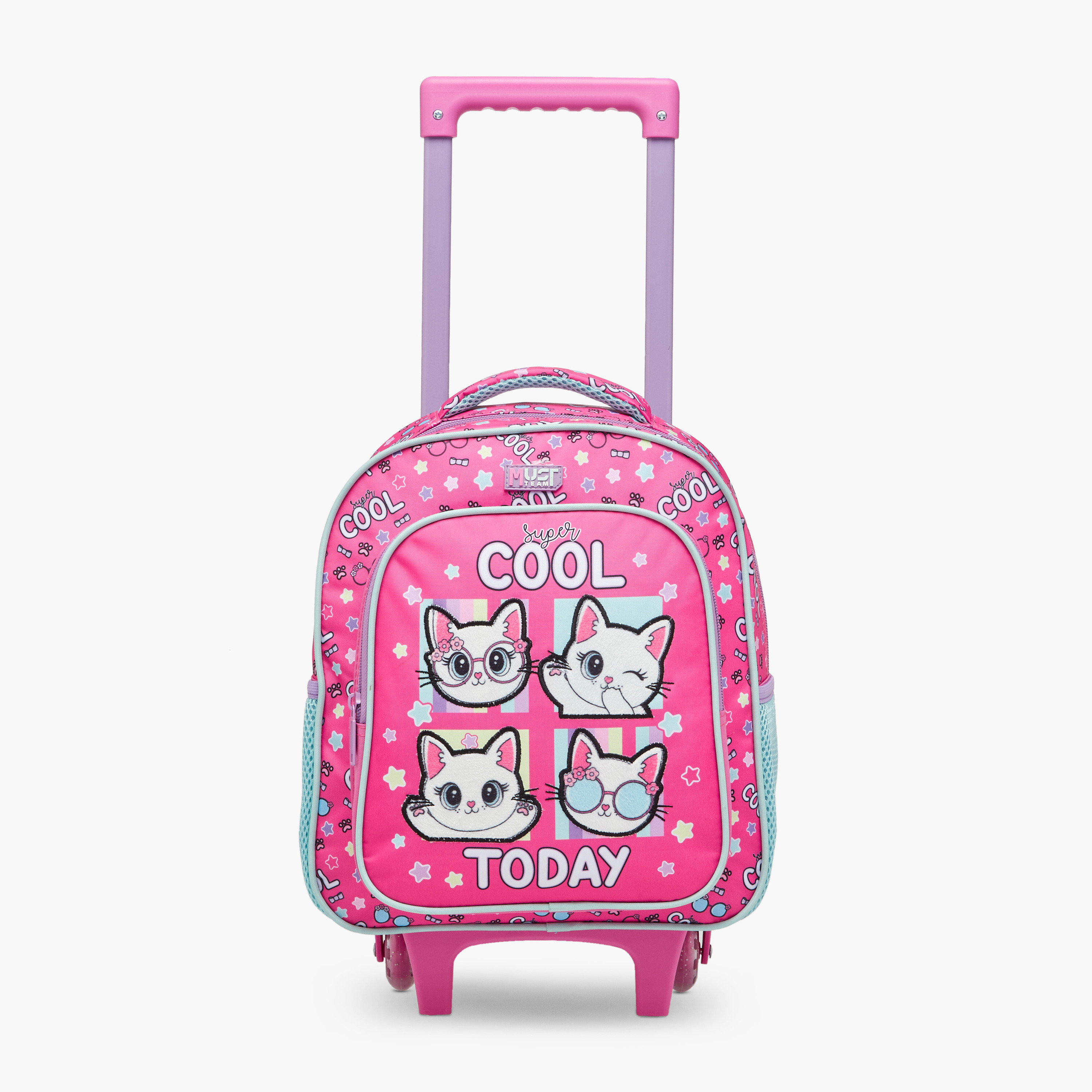 MUST Cats 3-Piece School Trolley Bag Set for Girls 2-5 Years with Lunch Bag and Pencil Pouch -promo_LS20_OMN-image-6