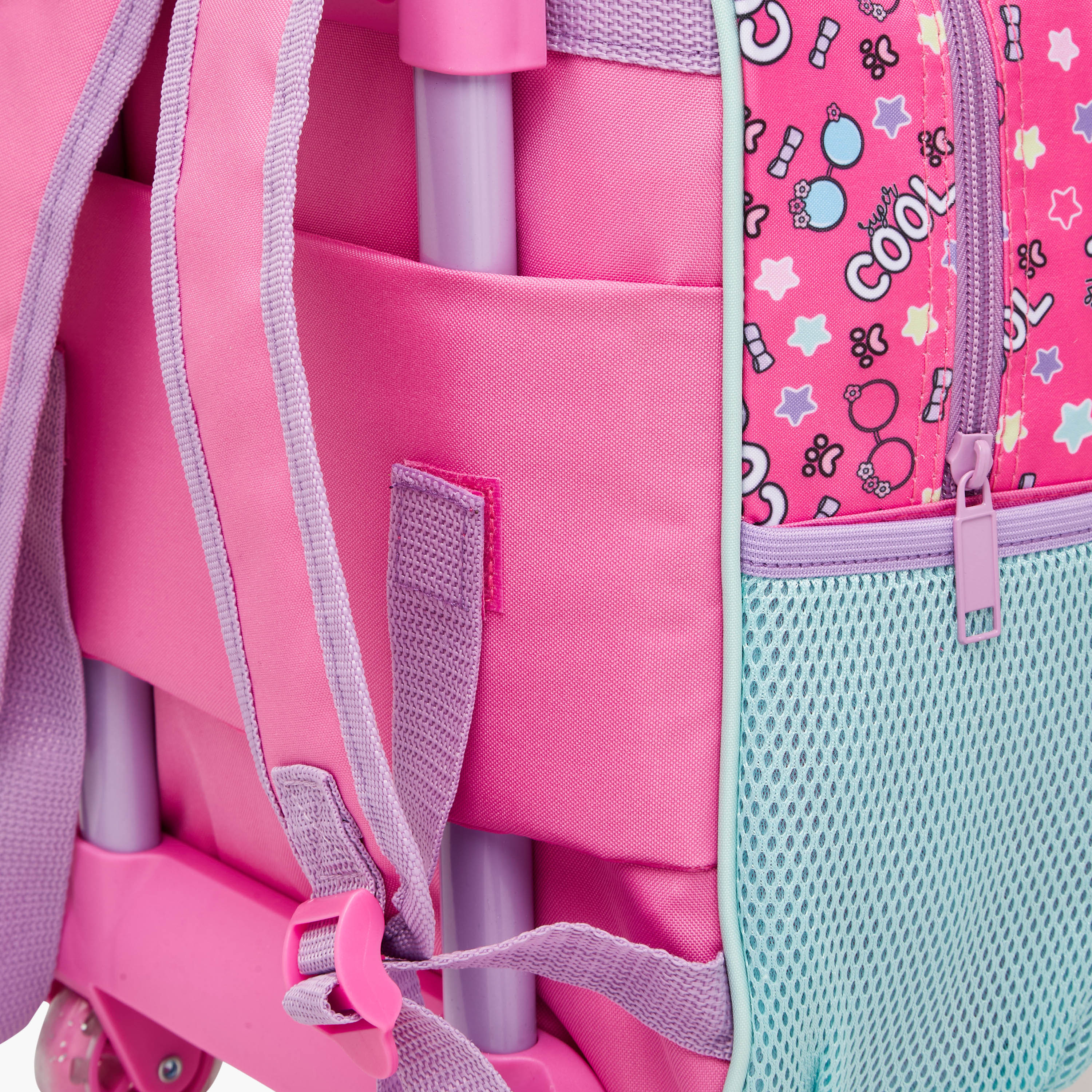 MUST Cats 3-Piece School Trolley Bag Set for Girls 2-5 Years with Lunch Bag and Pencil Pouch -promo_LS20_OMN-image-9