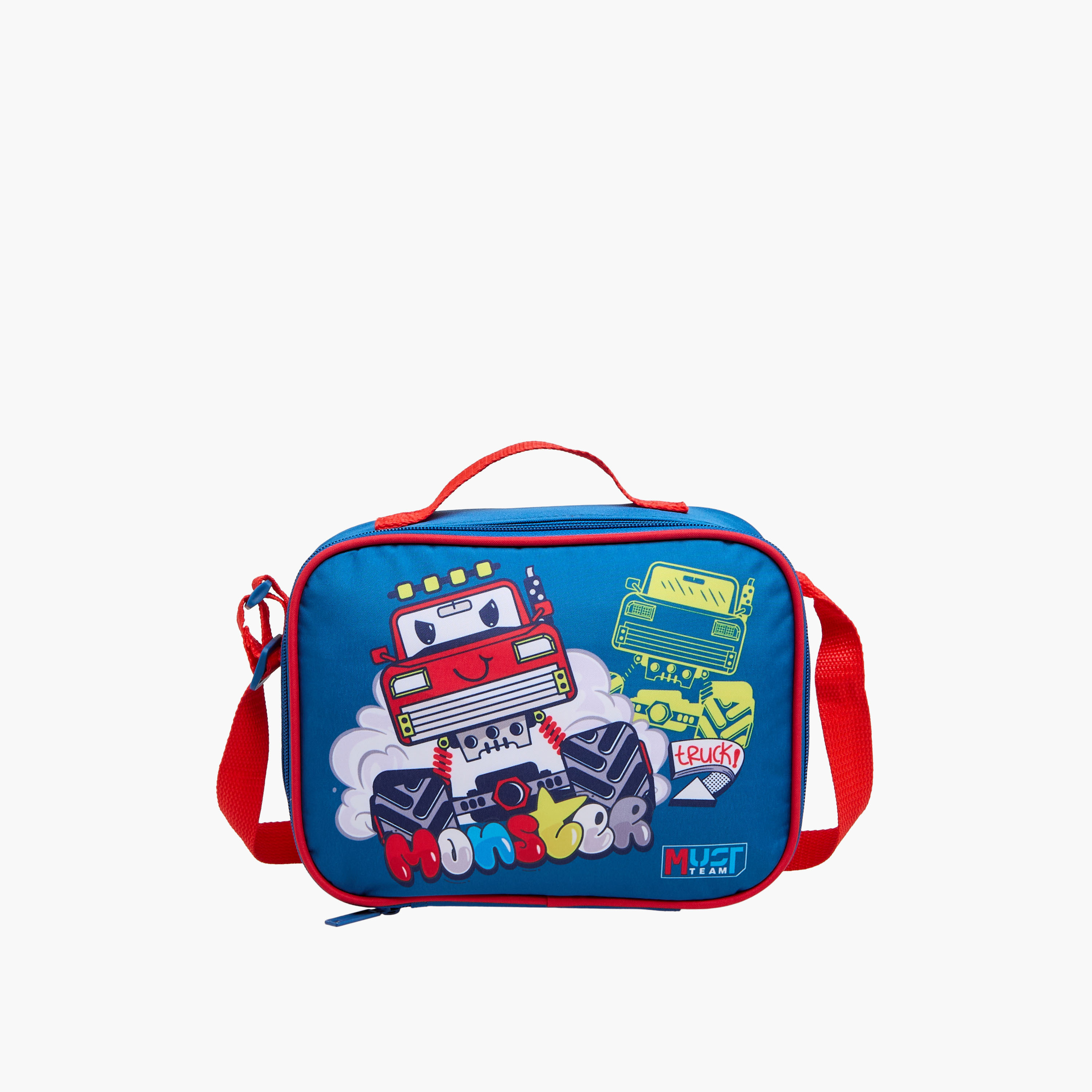MUST 3-Piece Monster Truck Print Backpack Set - 27x10x31 cms-school-bagsandbackpacks-sets-image-10