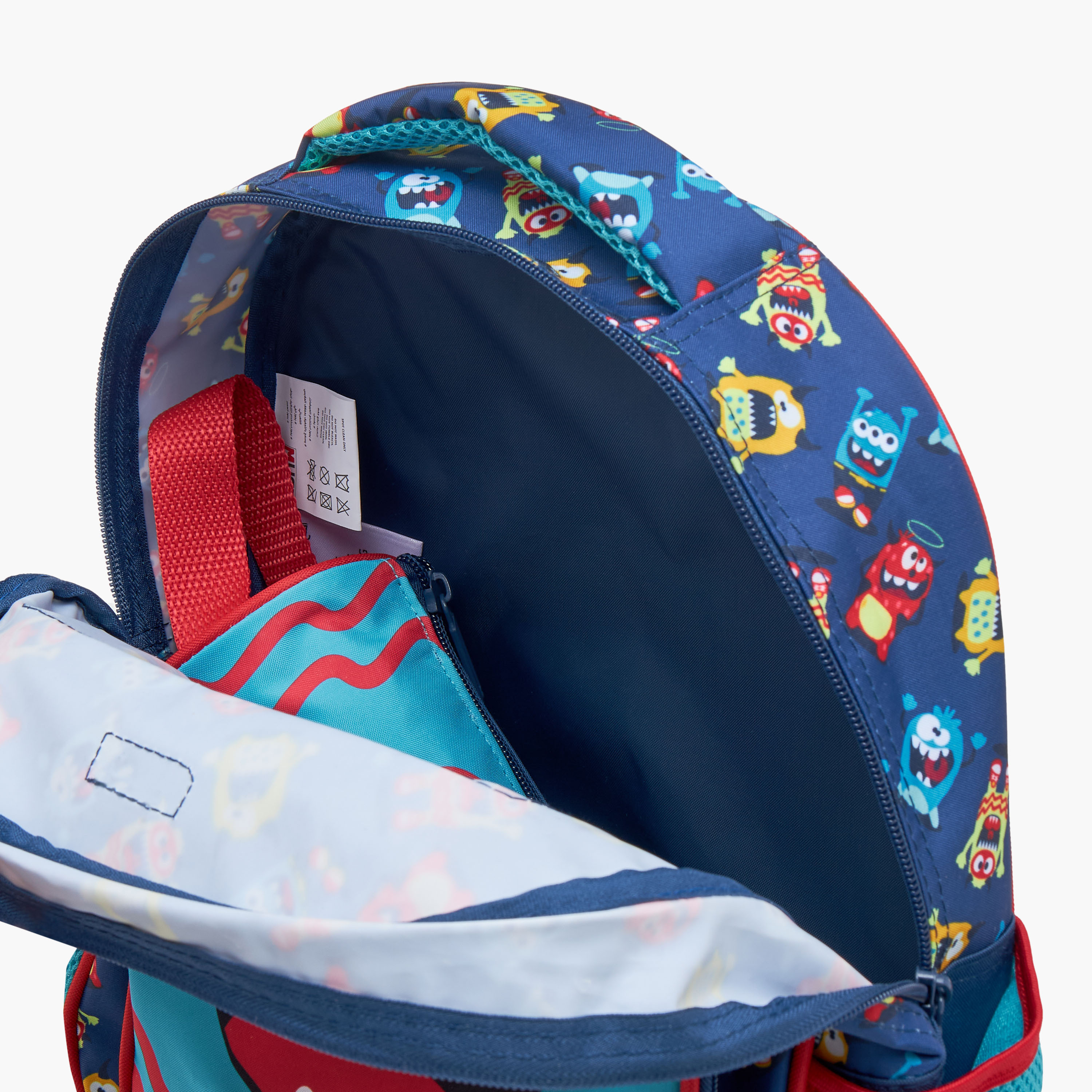 MUST 3-Piece Monster Print Backpack Set - 27x10x31 cms-school-bagsandbackpacks-sets-image-13