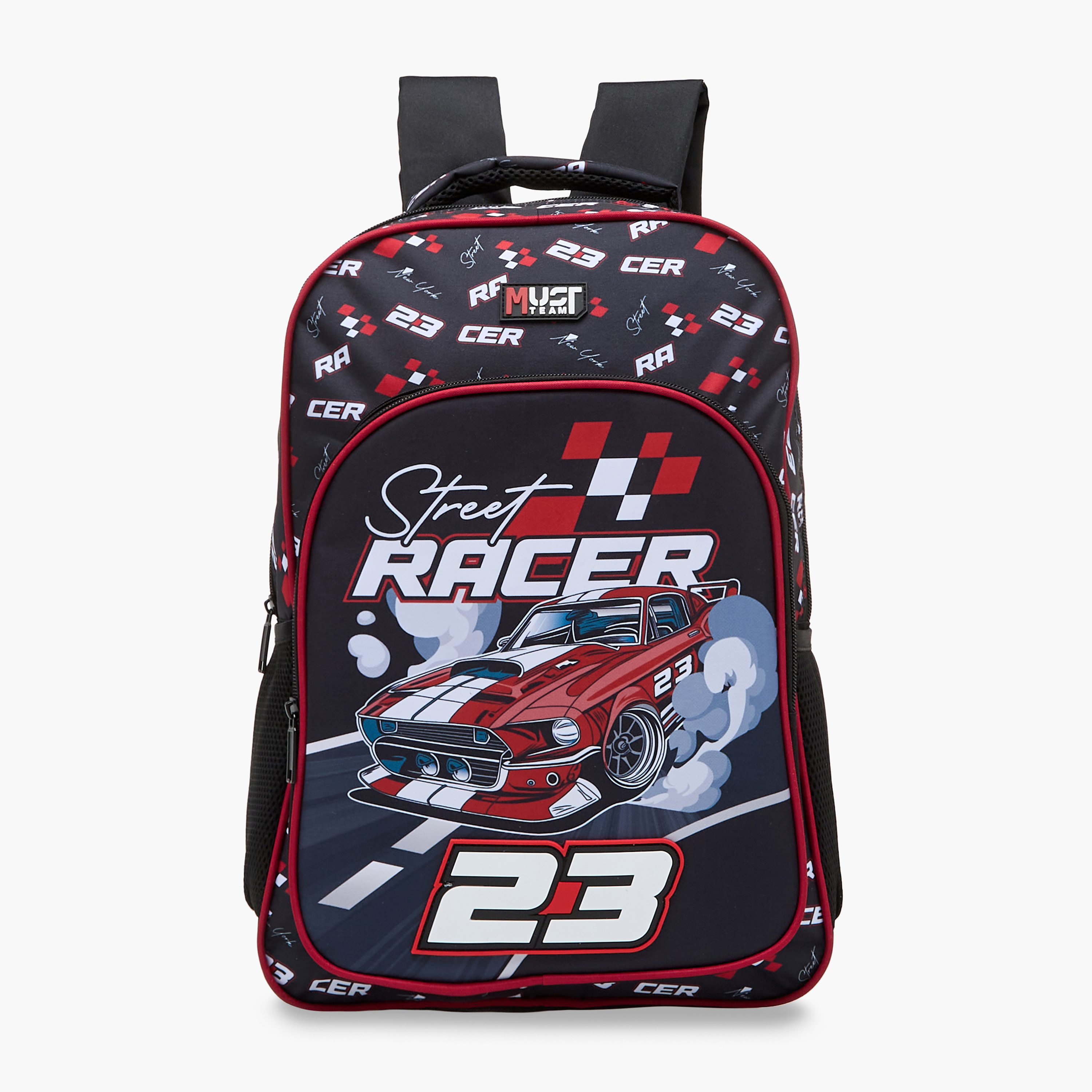 MUST 5-Piece Racer Print Backpack Set - 43x30x13 cms-school-bagsandbackpacks-sets-image-4