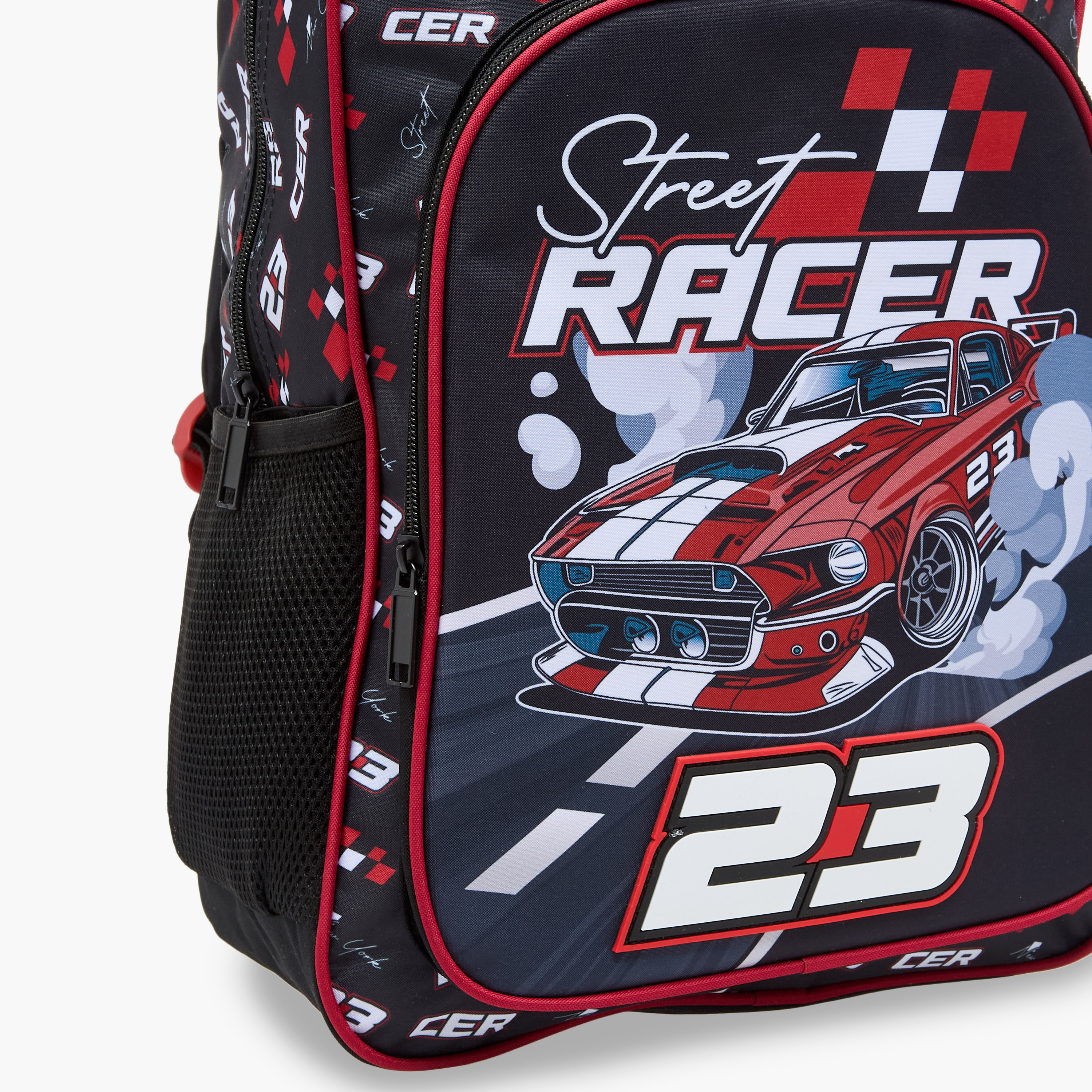 MUST 5-Piece Racer Print Backpack Set - 43x30x13 cms-school-bagsandbackpacks-sets-image-11