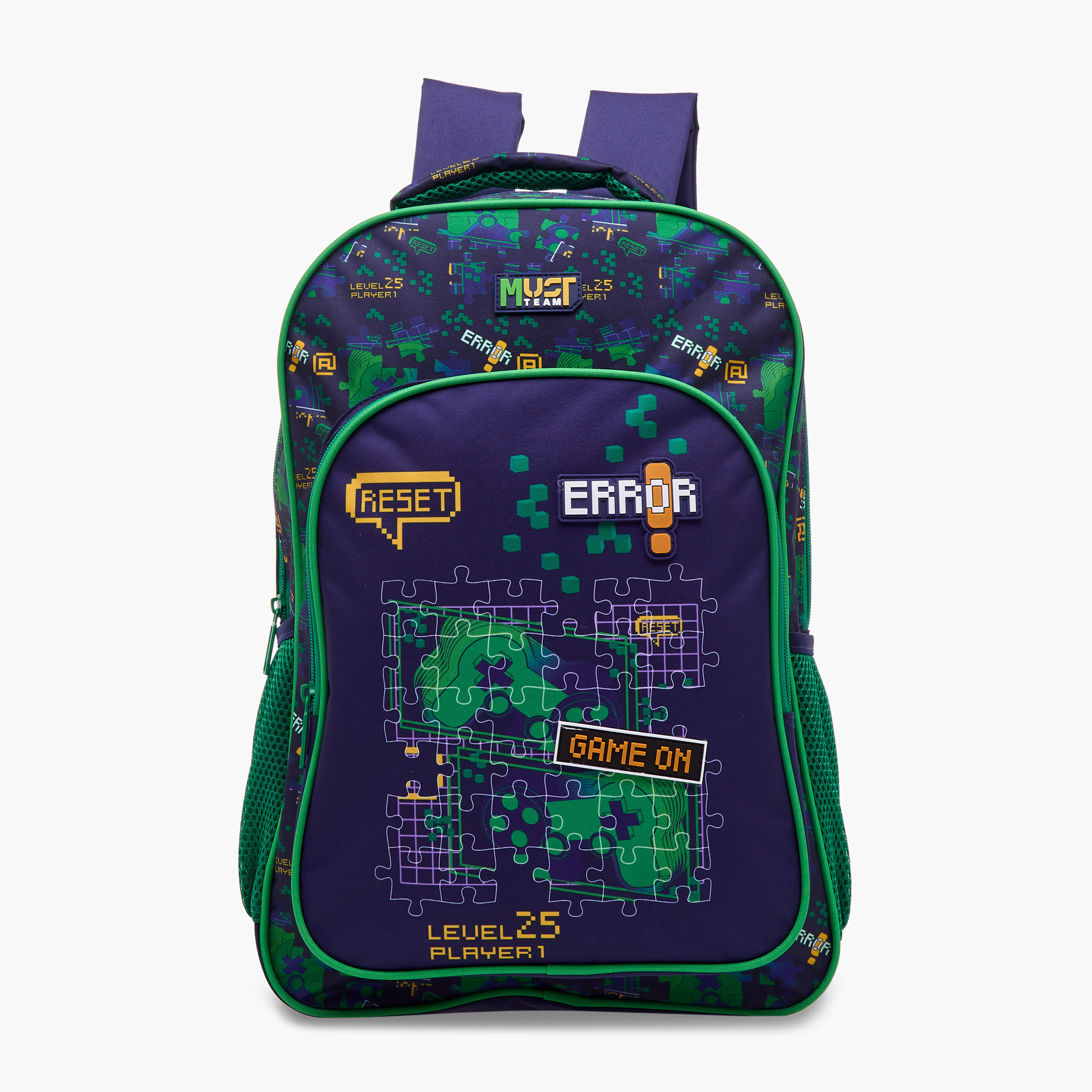 MUST 5-Piece Game Print 16-inch Backpack Set - 43x30x13 cms-school-bagsandbackpacks-sets-image-4