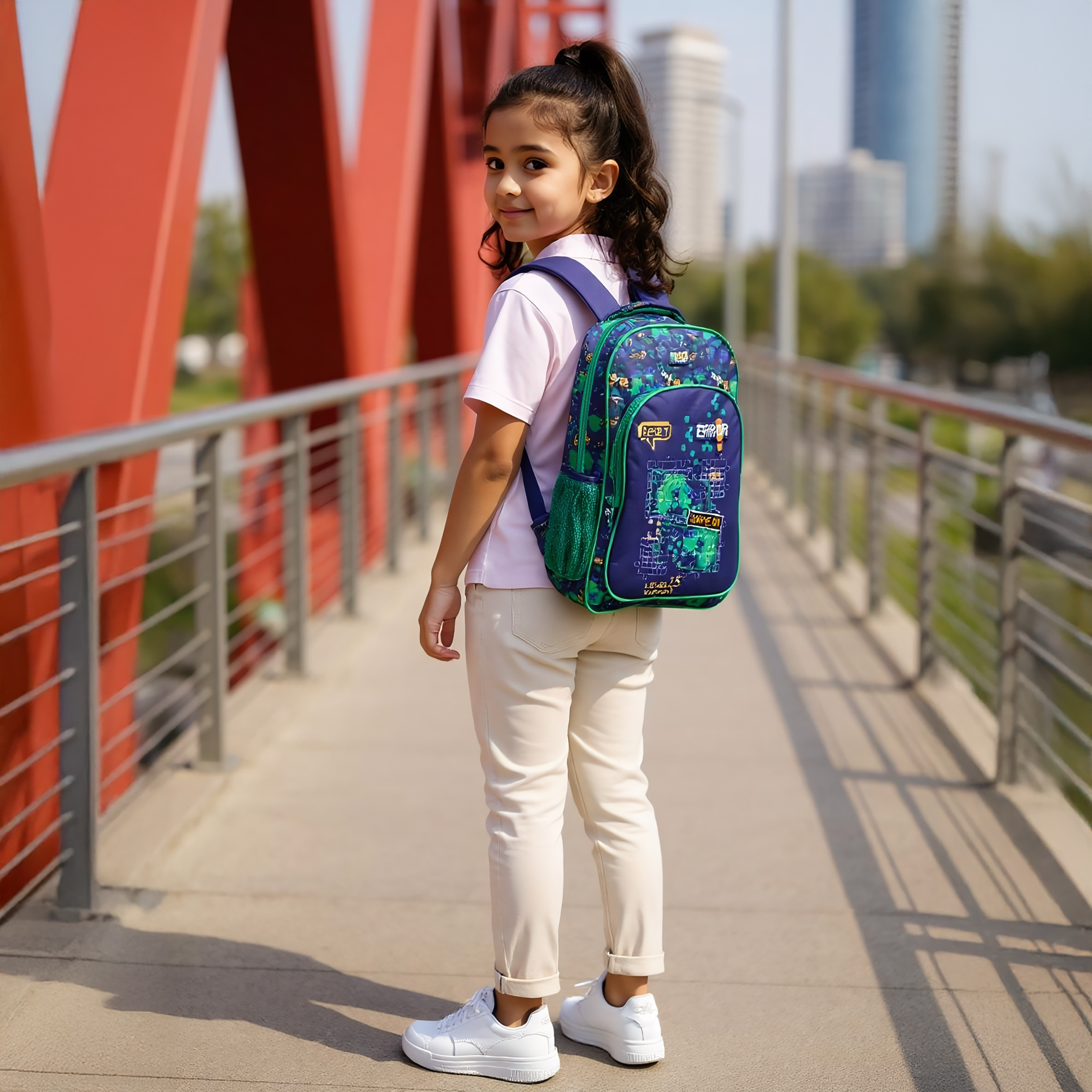 MUST 5-Piece Game Print 16-inch Backpack Set - 43x30x13 cms-school-bagsandbackpacks-sets-image-2
