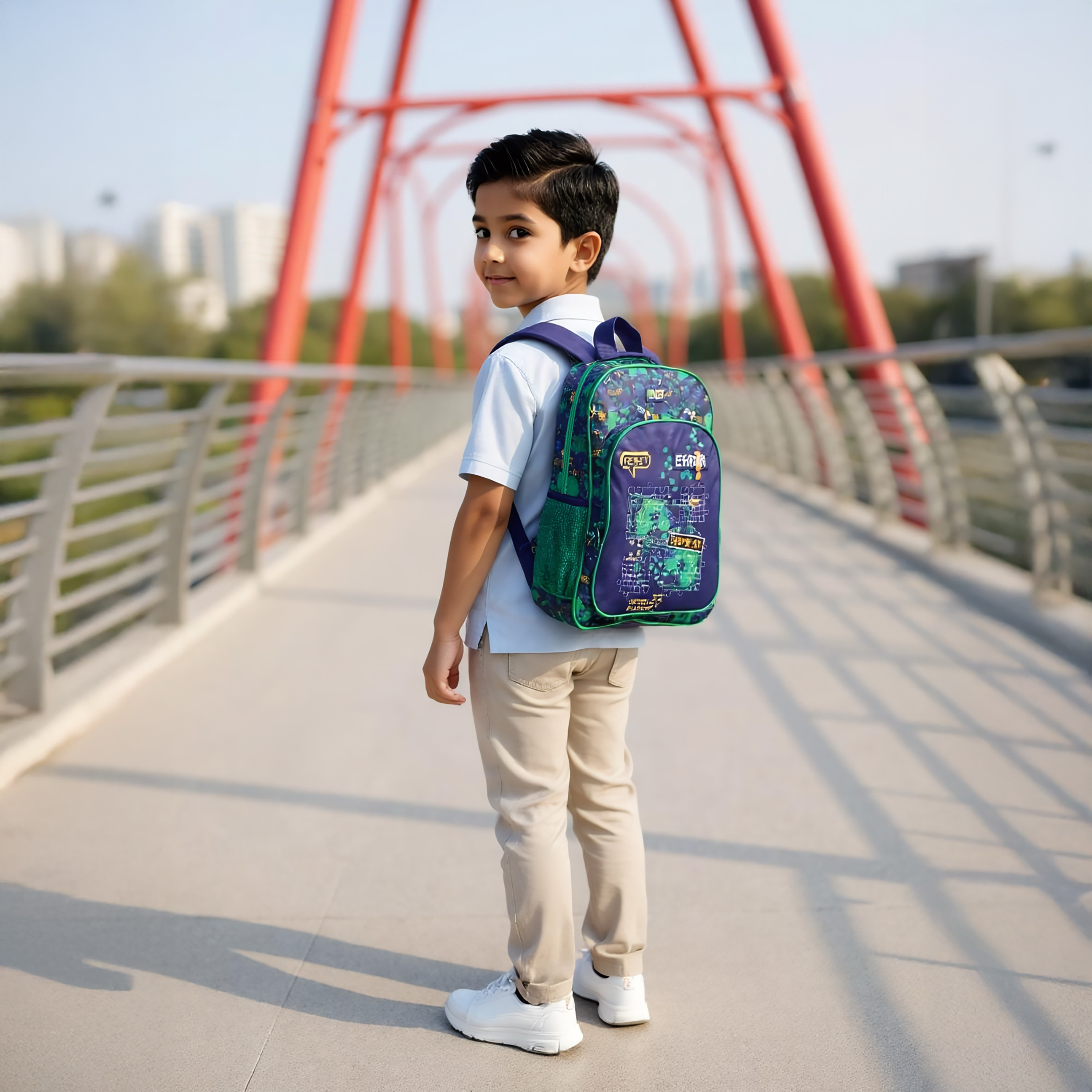 MUST 5-Piece Game Print 16-inch Backpack Set - 43x30x13 cms-school-bagsandbackpacks-sets-image-3