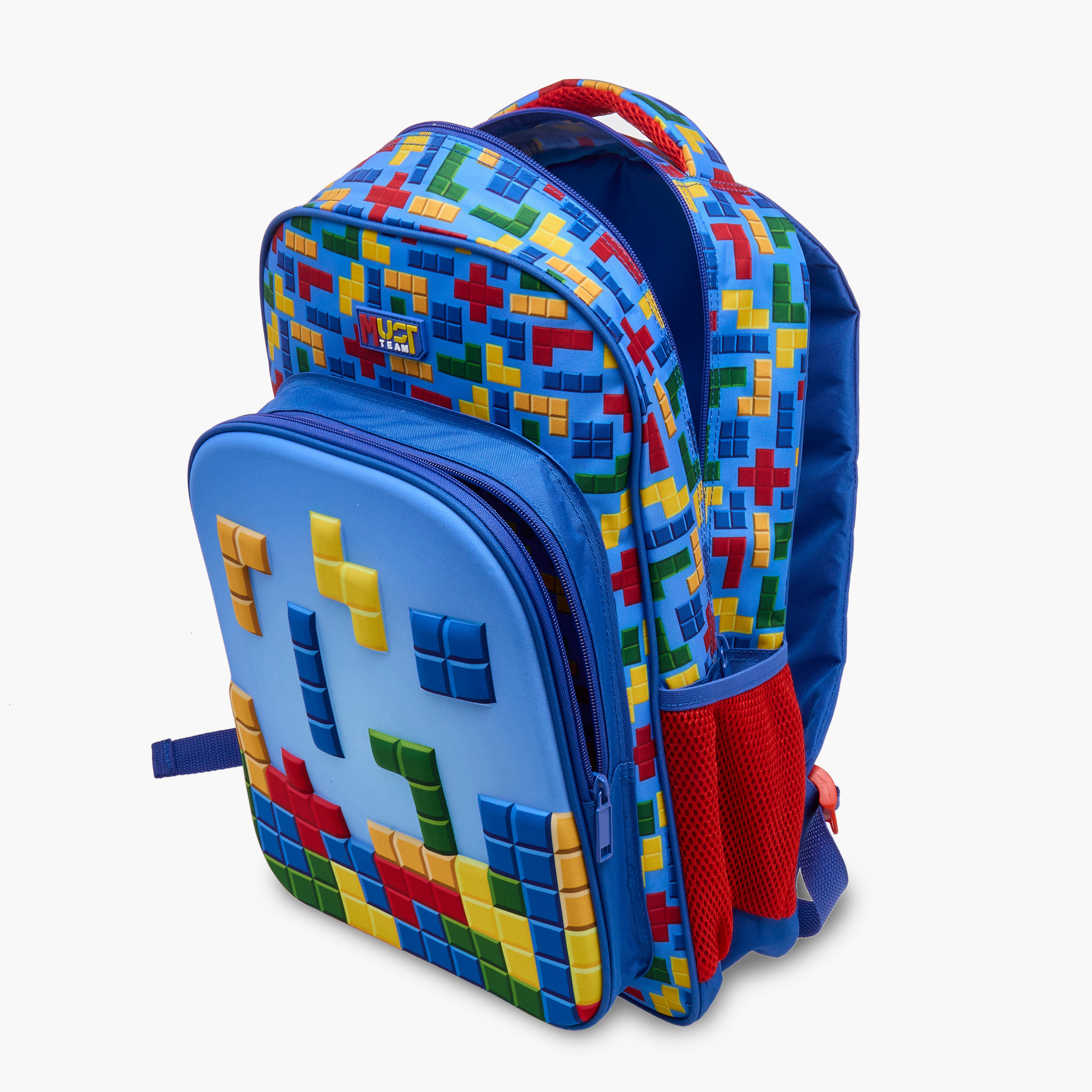 MUST 5-Piece Tetris Print 16-inch Backpack Set - 43x30x13 cms-school-bagsandbackpacks-sets-image-12