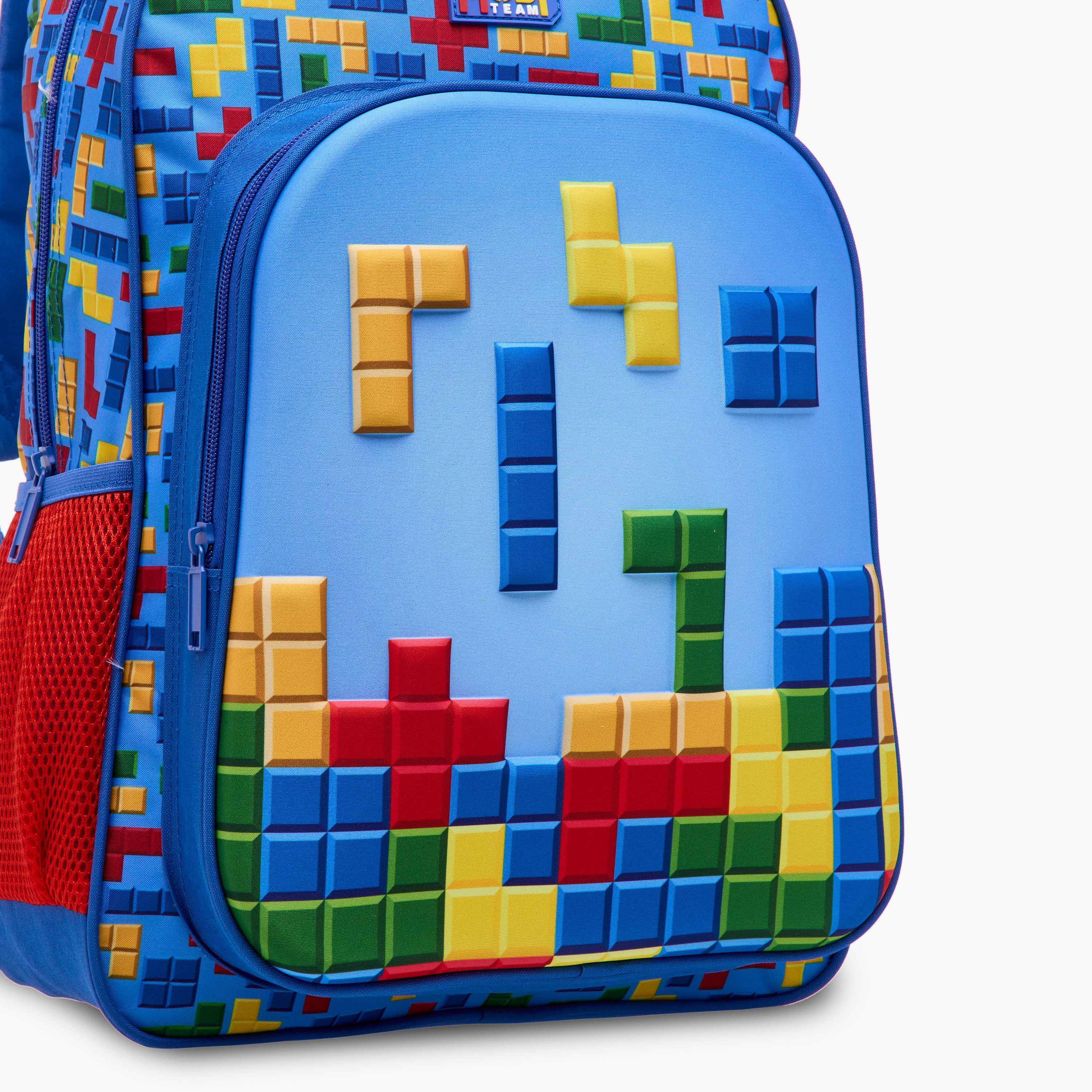 MUST 5-Piece Tetris Print 16-inch Backpack Set - 43x30x13 cms-school-bagsandbackpacks-sets-image-10