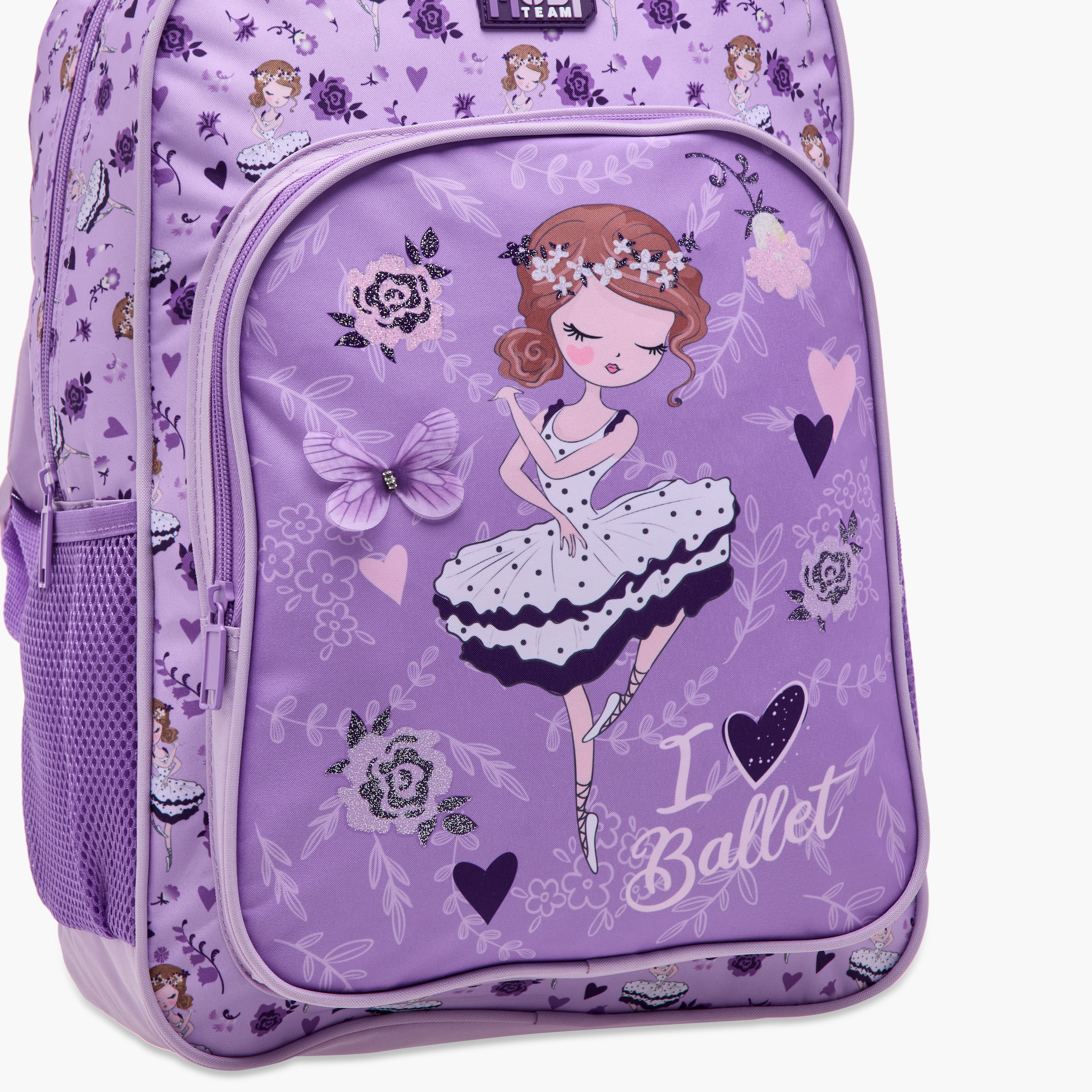 MUST 5-Piece Ballet Print 16-inch Trolley Backpack Set - 43x30x13 cms-school-bagsandbackpacks-sets-image-8
