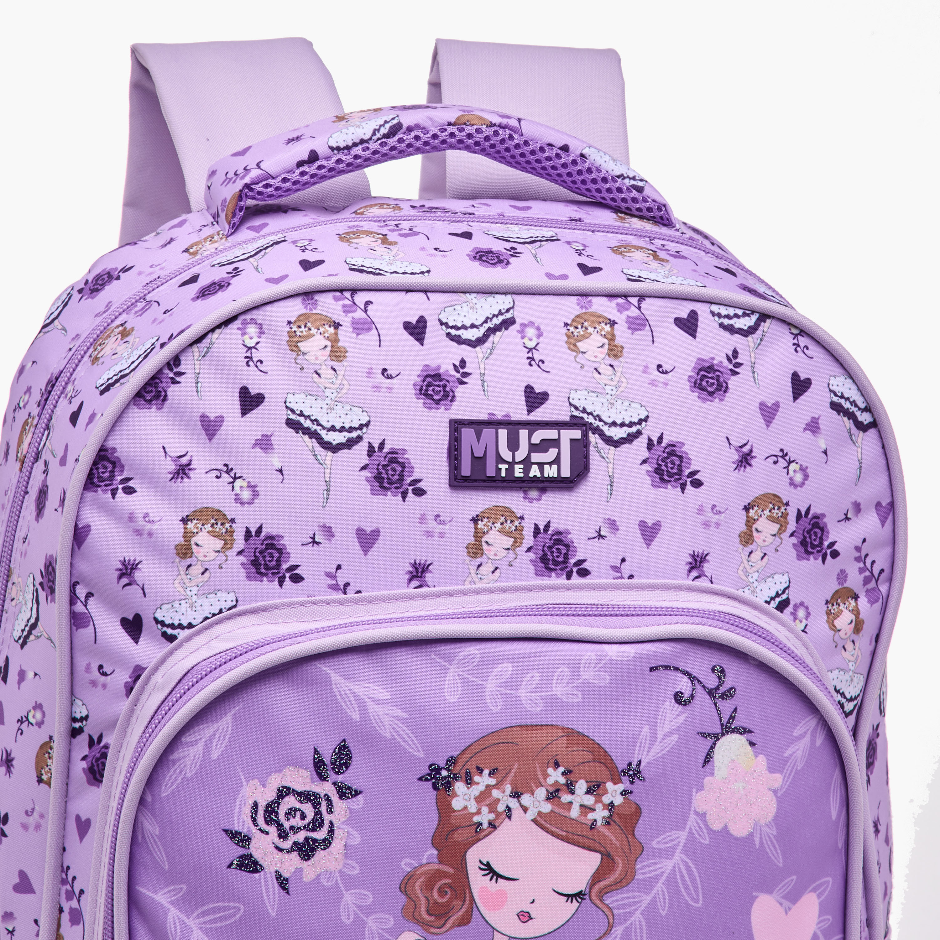 MUST 5-Piece Ballet Print 16-inch Trolley Backpack Set - 43x30x13 cms-school-bagsandbackpacks-sets-image-9