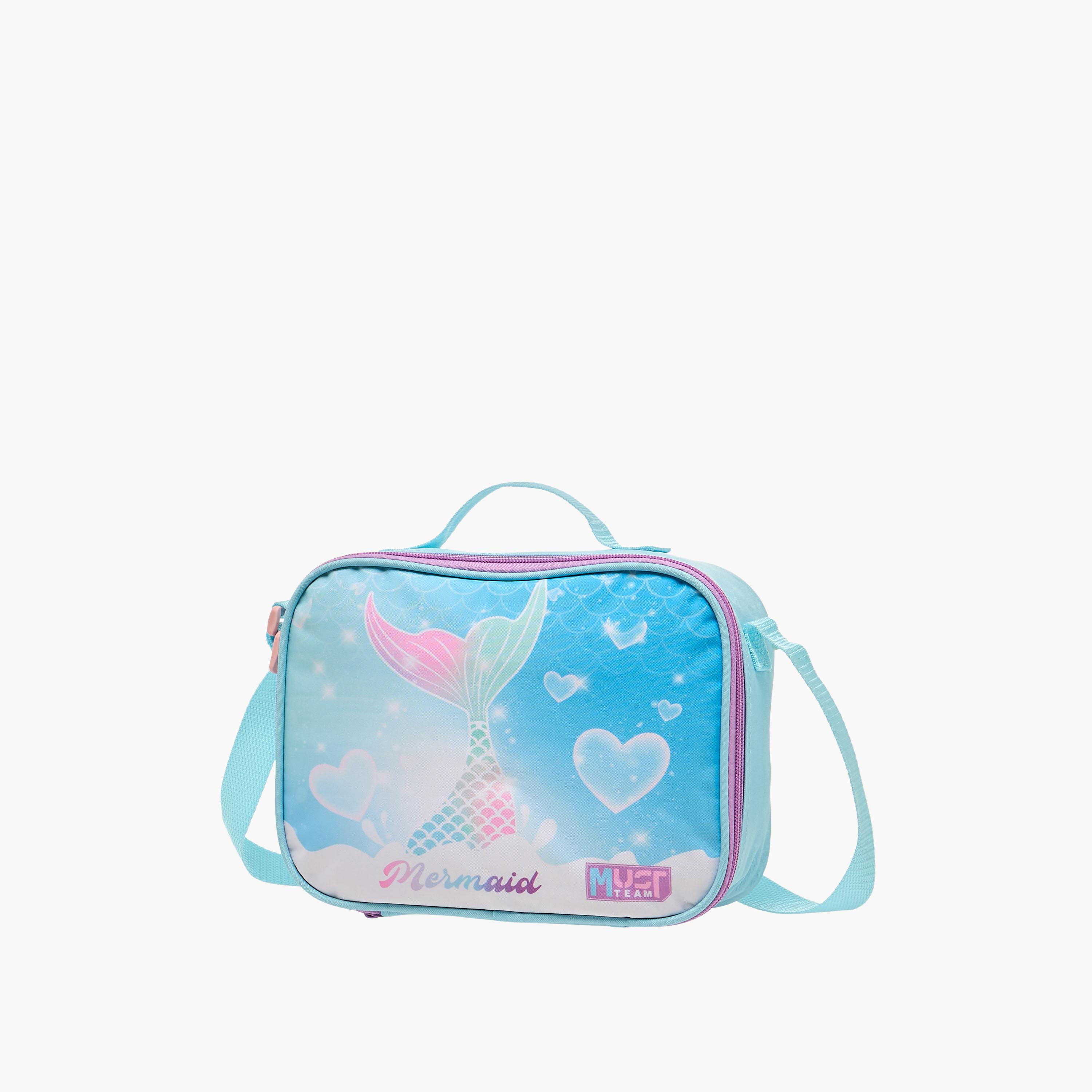 MUST Mermaid 5-Piece School Trolley Bag Set for Girls 5-8 Years with Lunch Bag and Pencil Pouch -promo_LS20_OMN-image-11