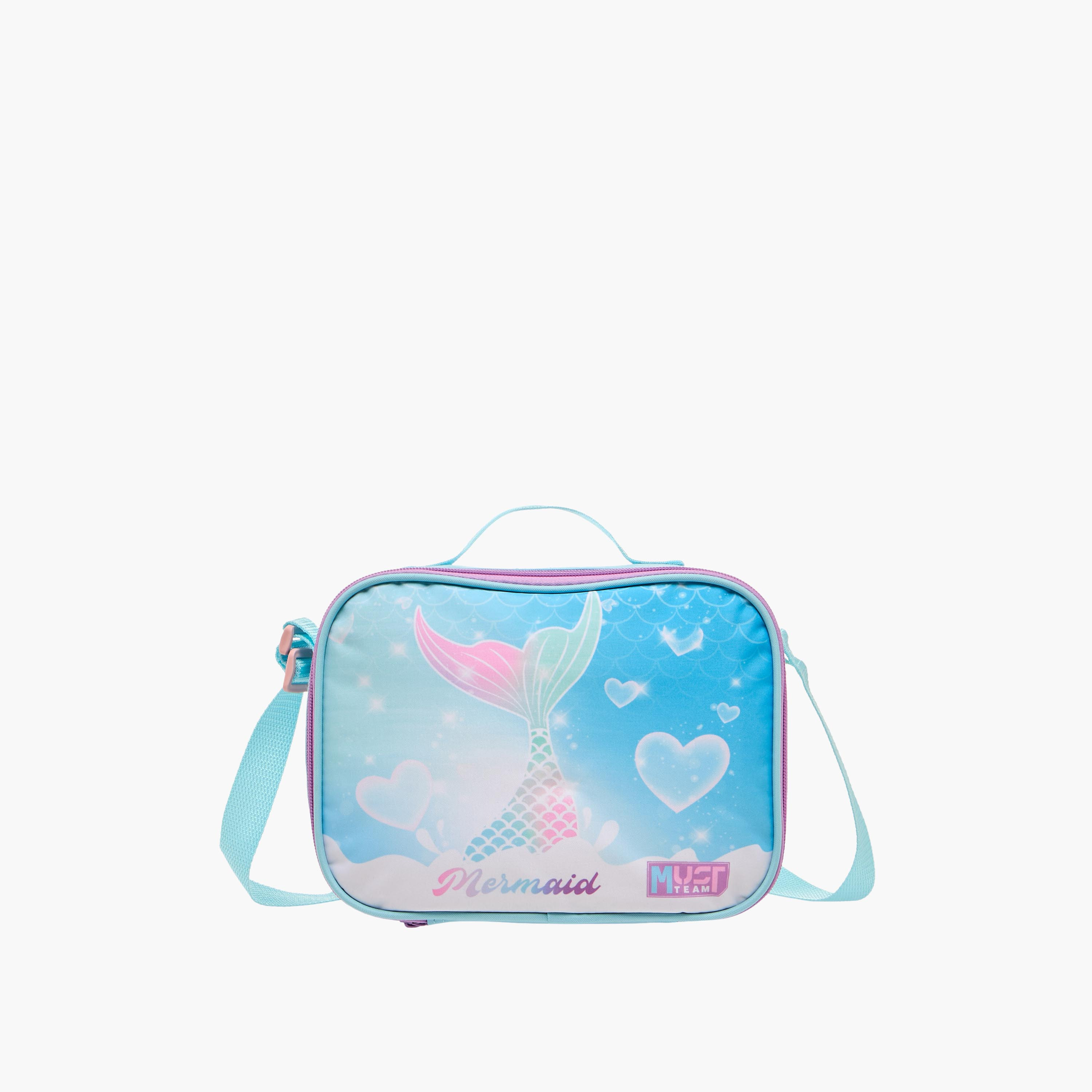 MUST Mermaid 5-Piece School Trolley Bag Set for Girls 5-8 Years with Lunch Bag and Pencil Pouch -promo_LS20_OMN-image-9
