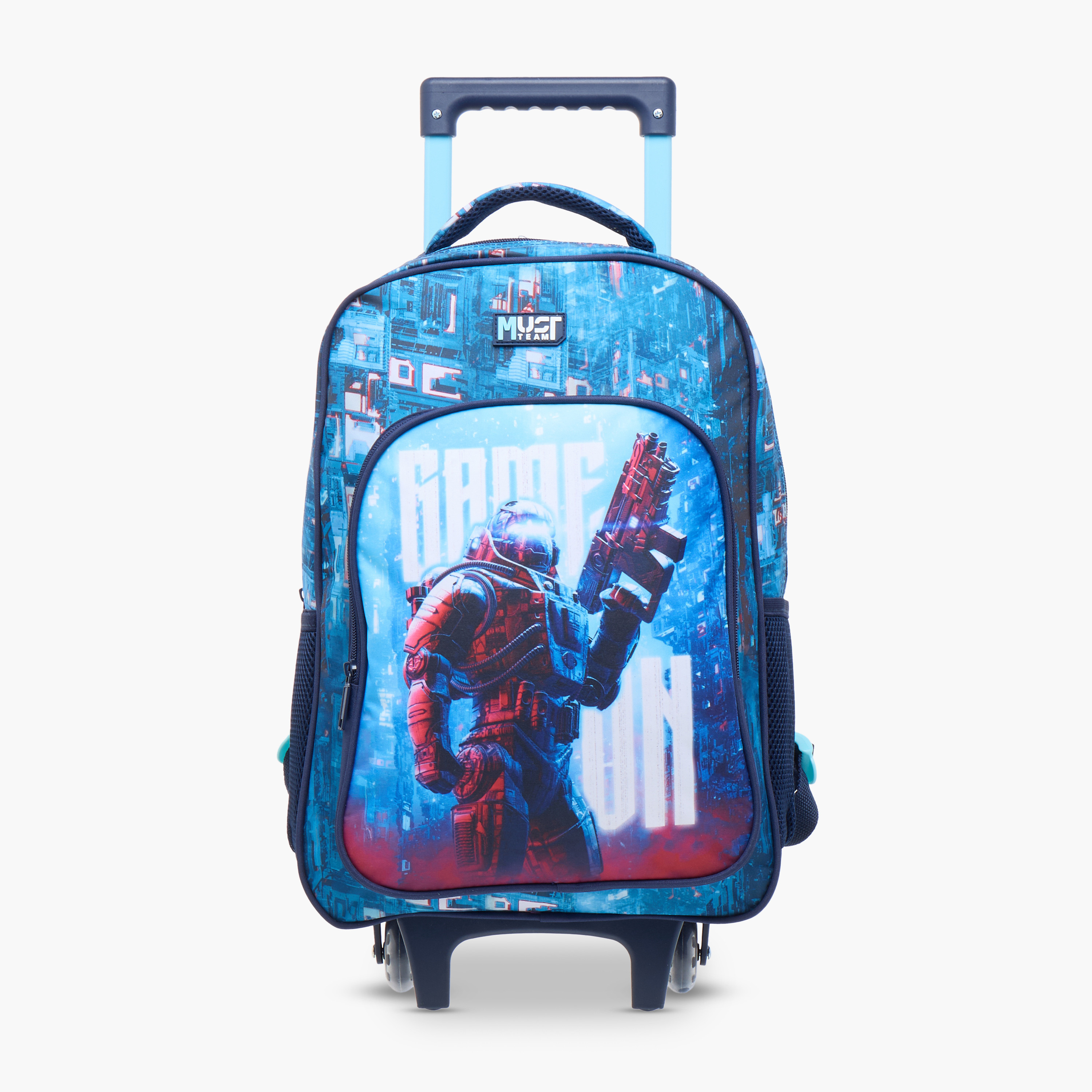 MUST 3-Piece Game Print 16-inch Trolley Backpack Set - 43x30x13 cms-school-bagsandbackpacks-trolleybags-image-4