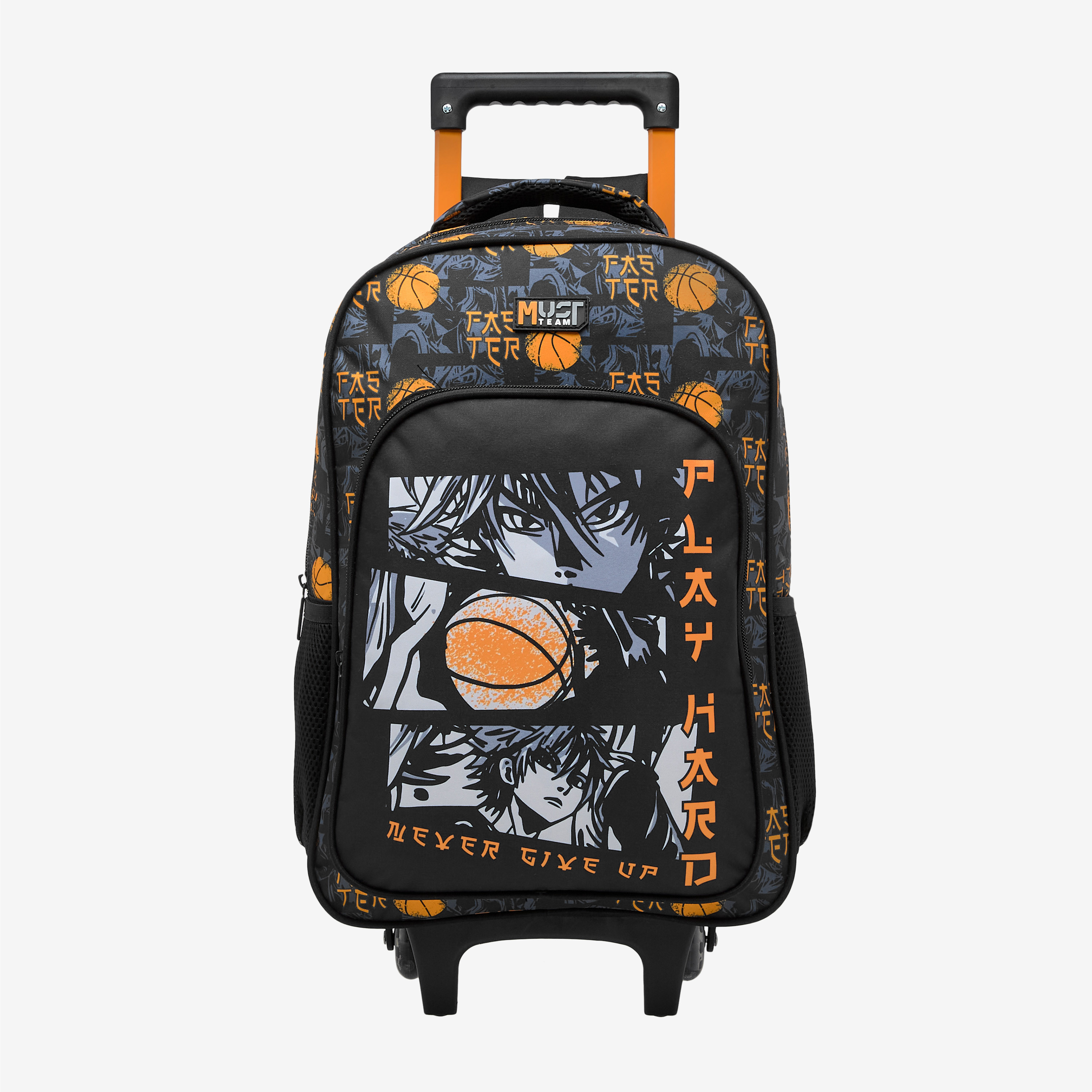 MUST Printed 3-Piece School Trolley Bag Set for Boys 5-8 Years with Lunch Bag and Pencil Pouch -promo_LS20_OMN-image-2