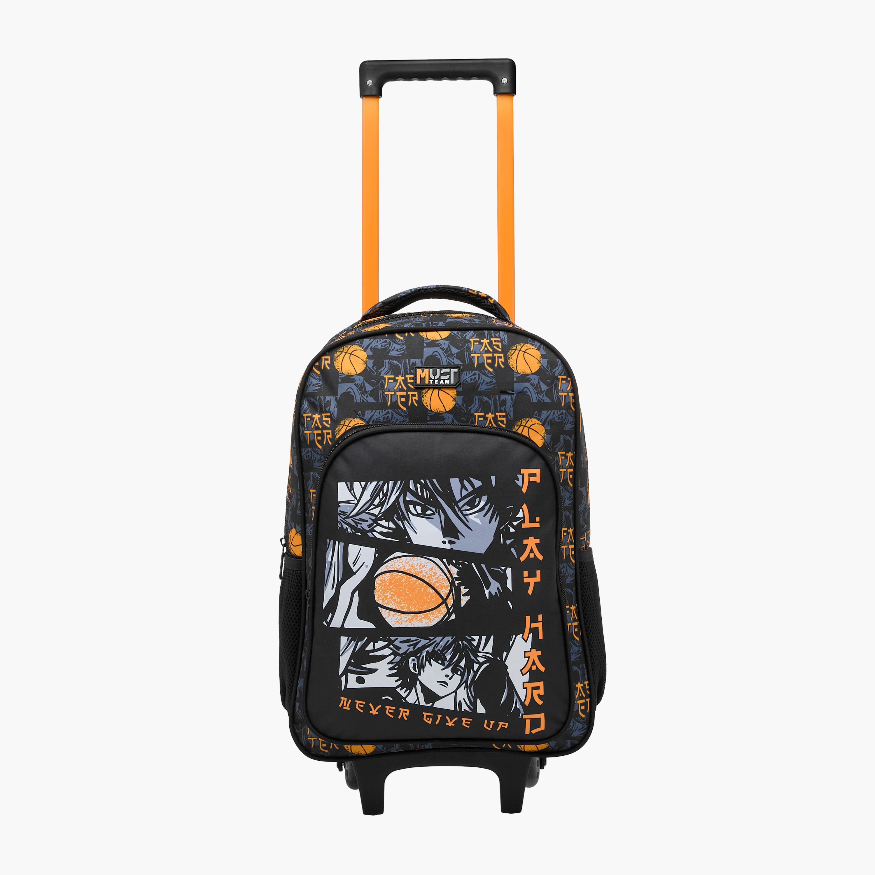 MUST Printed 3-Piece School Trolley Bag Set for Boys 5-8 Years with Lunch Bag and Pencil Pouch -promo_LS20_OMN-image-3