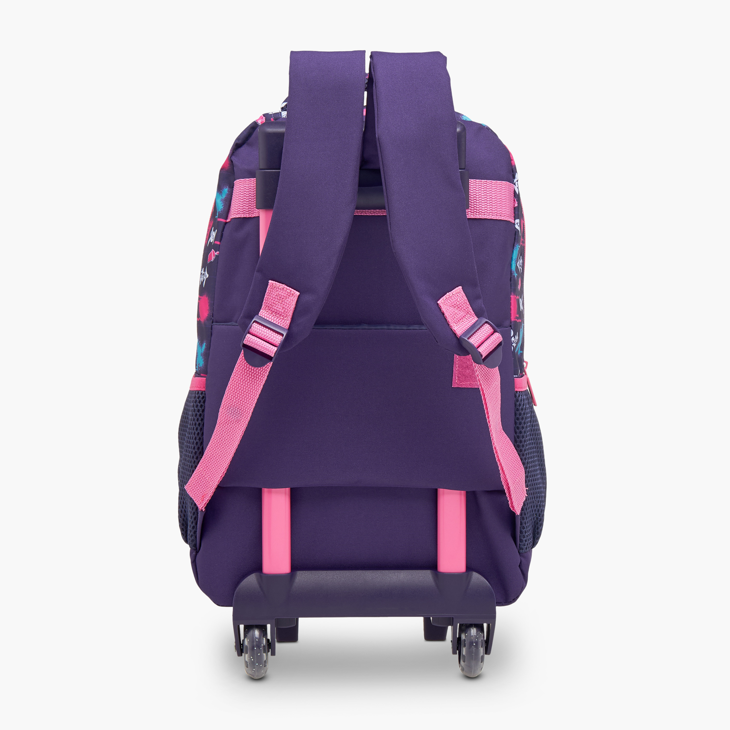 MUST Printed 3-Piece School Trolley Bag Set for Girls 5-8 Years with Lunch Bag and Pencil Pouch -promo_LS20_OMN-image-6