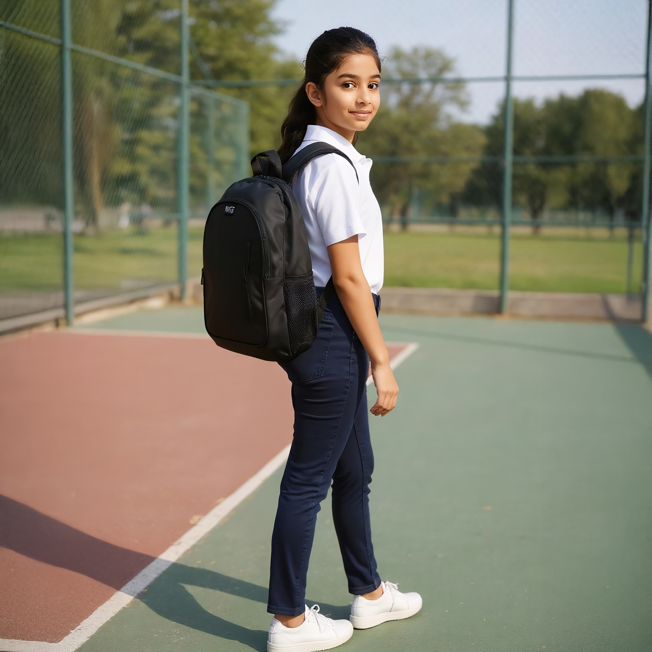 MUST Logo Applique Backpack with Lunch Bag and Pencil Pouch Set - 32x18x43 cms-school-bagsandbackpacks-sets-image-3