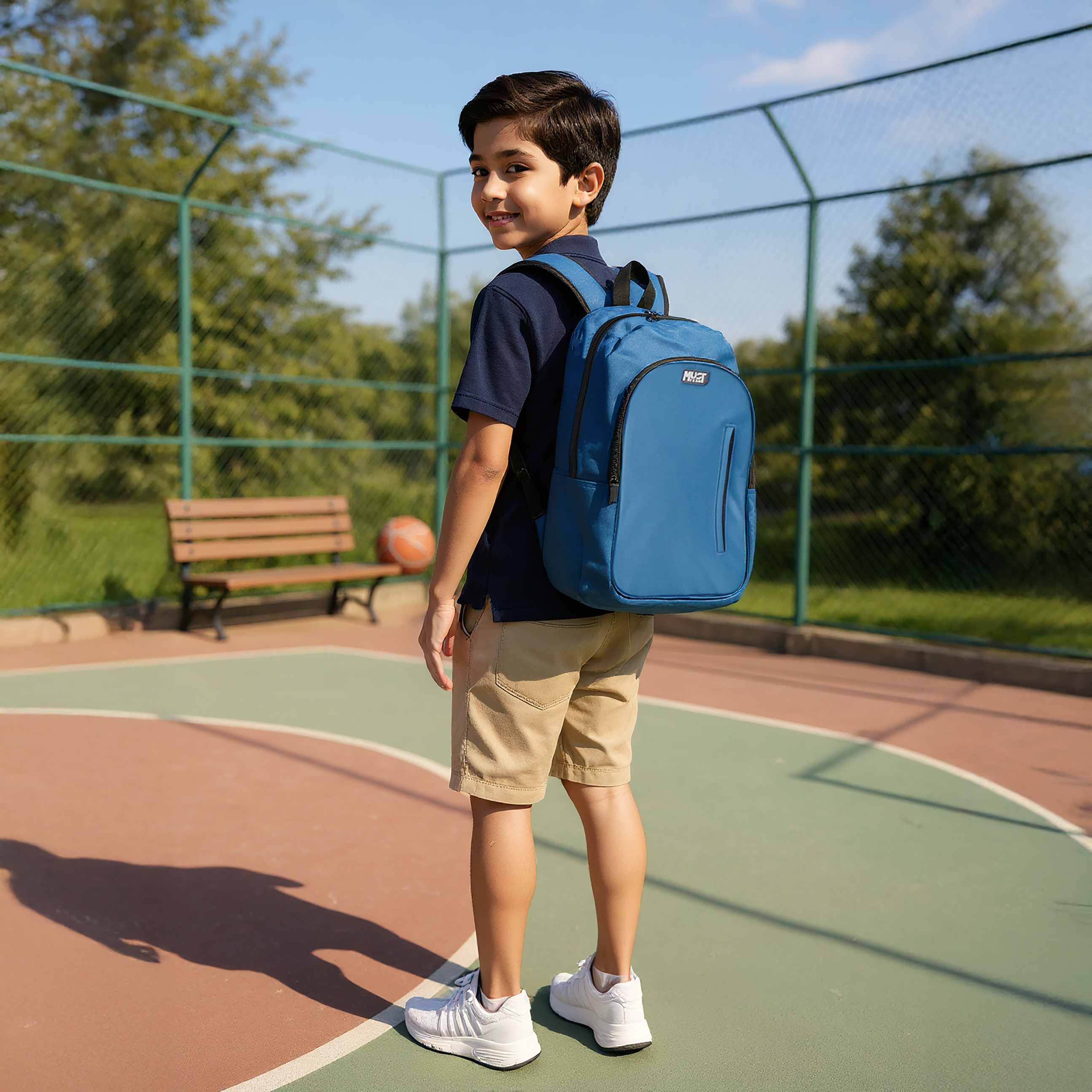 طقم شنطة ظهر سادة 3 قطع من موست - 32x18x43 سم-school-bagsandbackpacks-backpacks-image-3
