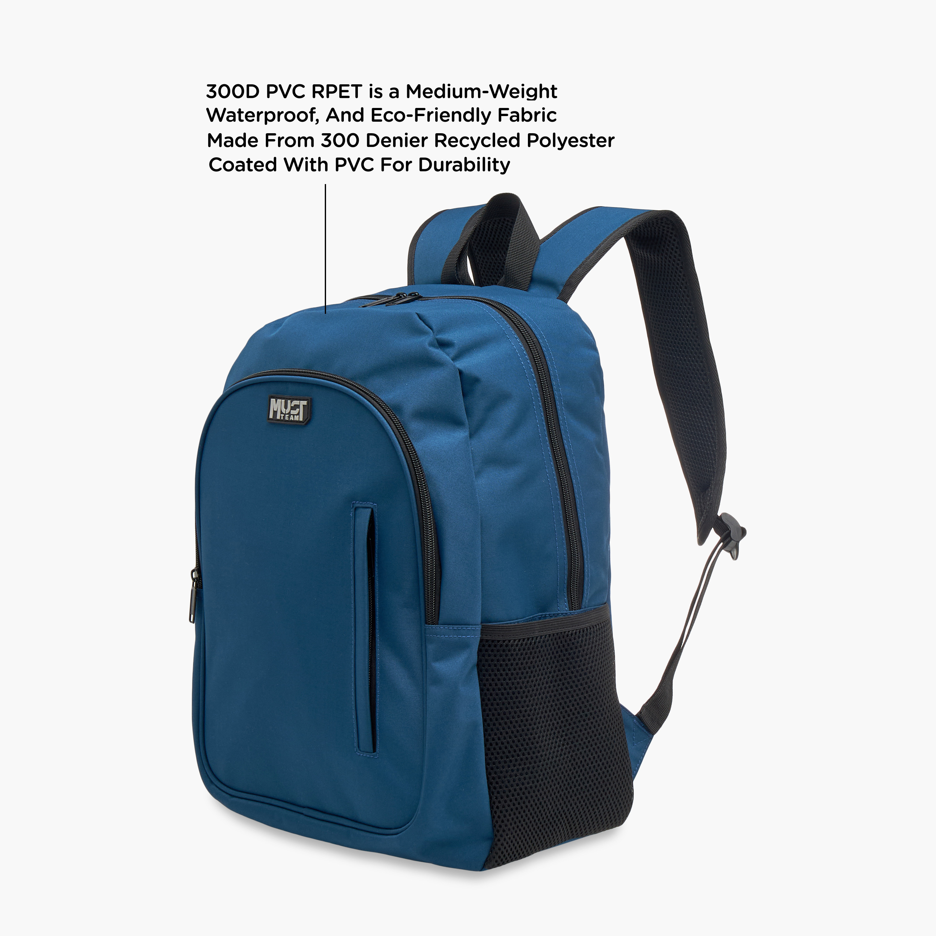 MUST 3-Piece Solid Backpack Set - 32x18x43 cms-school-bagsandbackpacks-backpacks-image-9