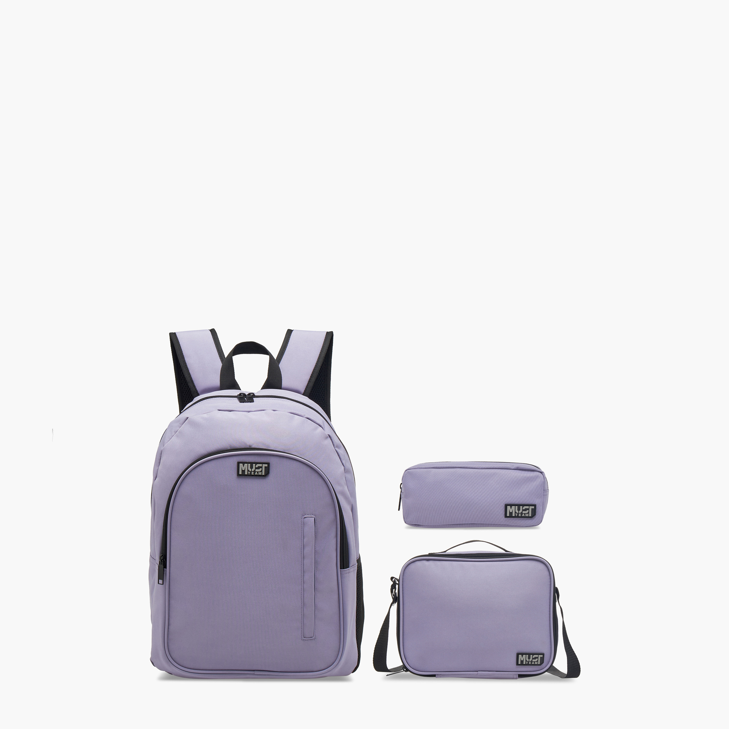 طقم شنطة ظهر سادة 3 قطع من مست تيم - 32x18x43 سم-school-bagsandbackpacks-backpacks-image-1
