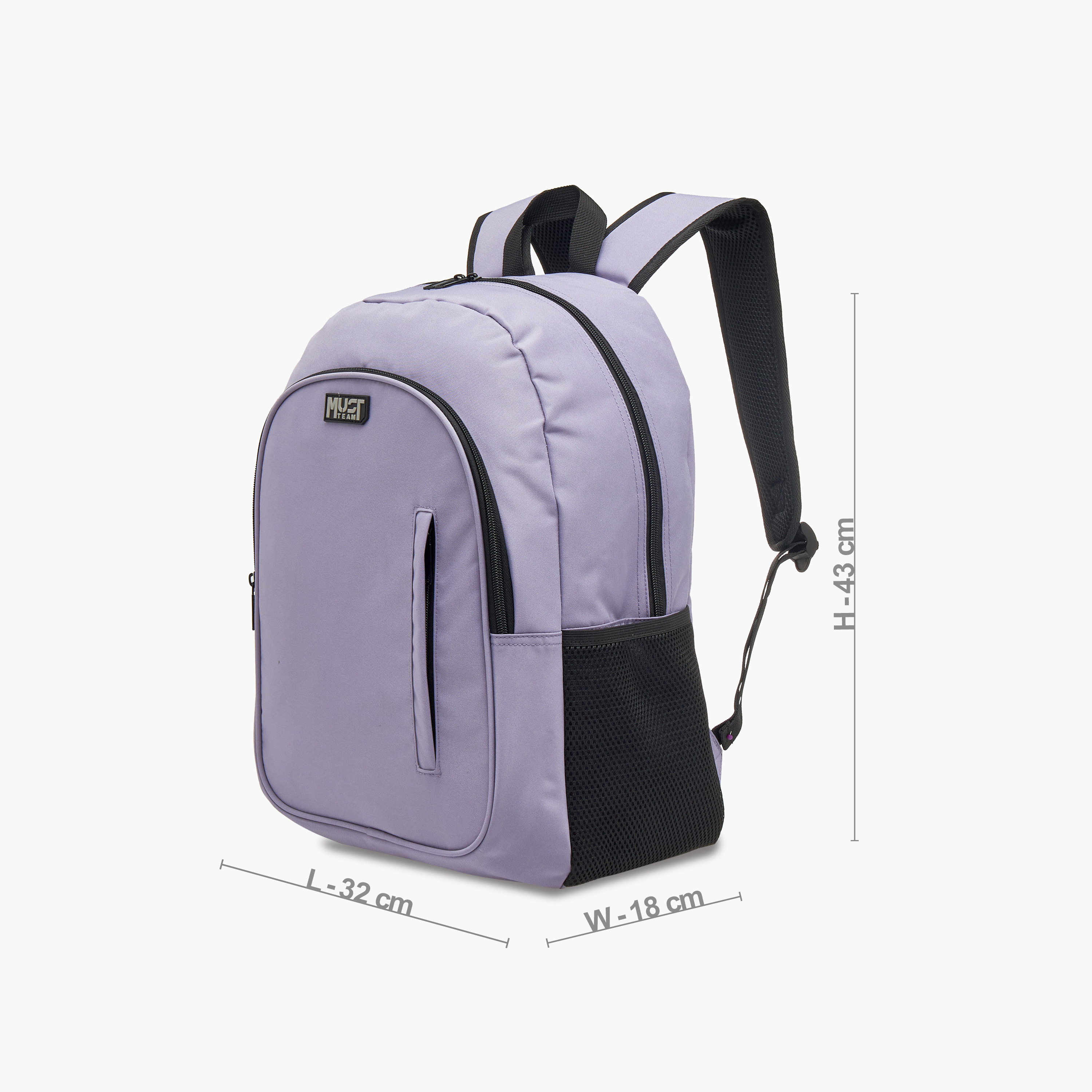 طقم شنطة ظهر سادة 3 قطع من مست تيم - 32x18x43 سم-school-bagsandbackpacks-backpacks-image-3