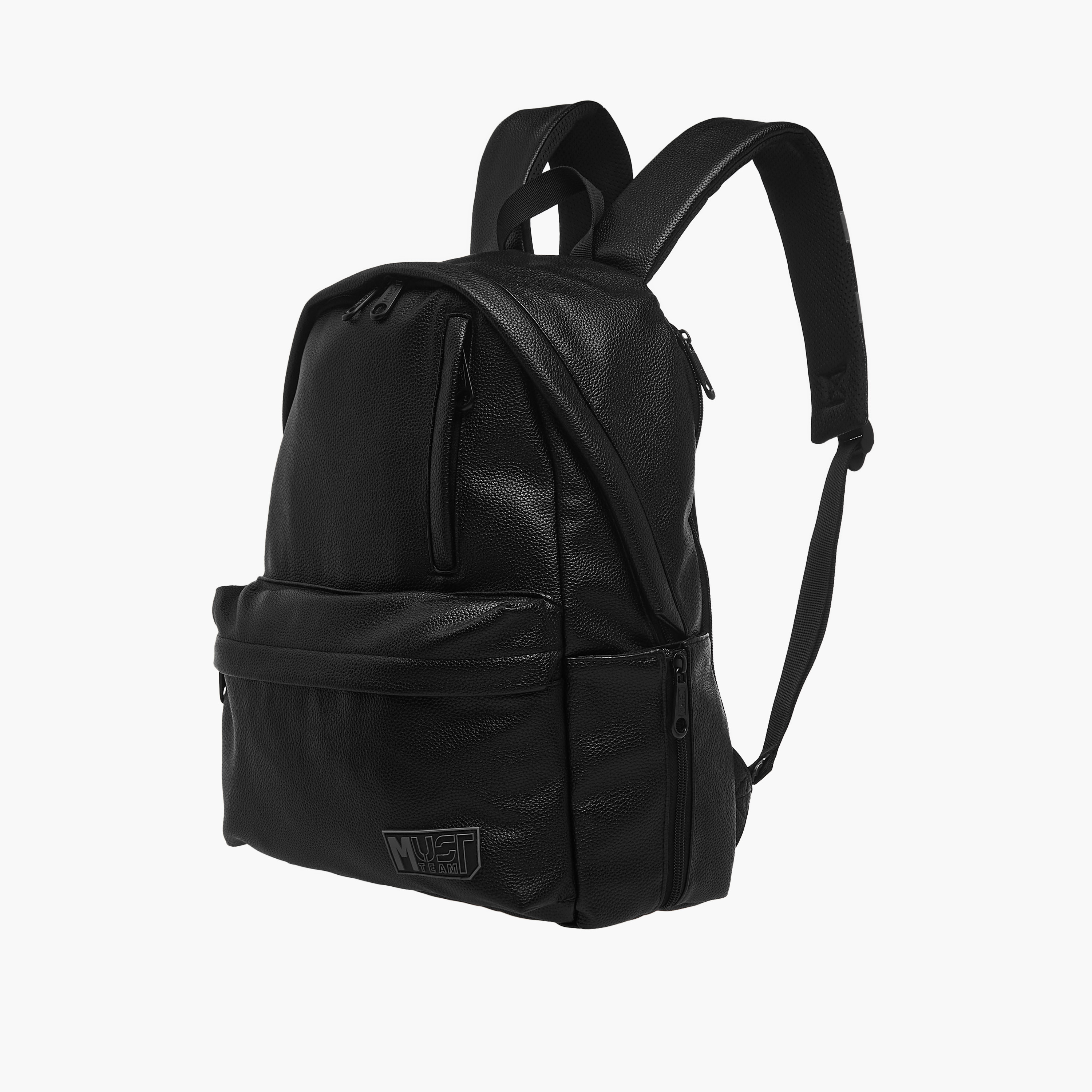 MUST Textured Backpack with Adjustable Shoulder Straps and Zip Closure - 32x17x42 cms-promo_LS20_OMN-image-4