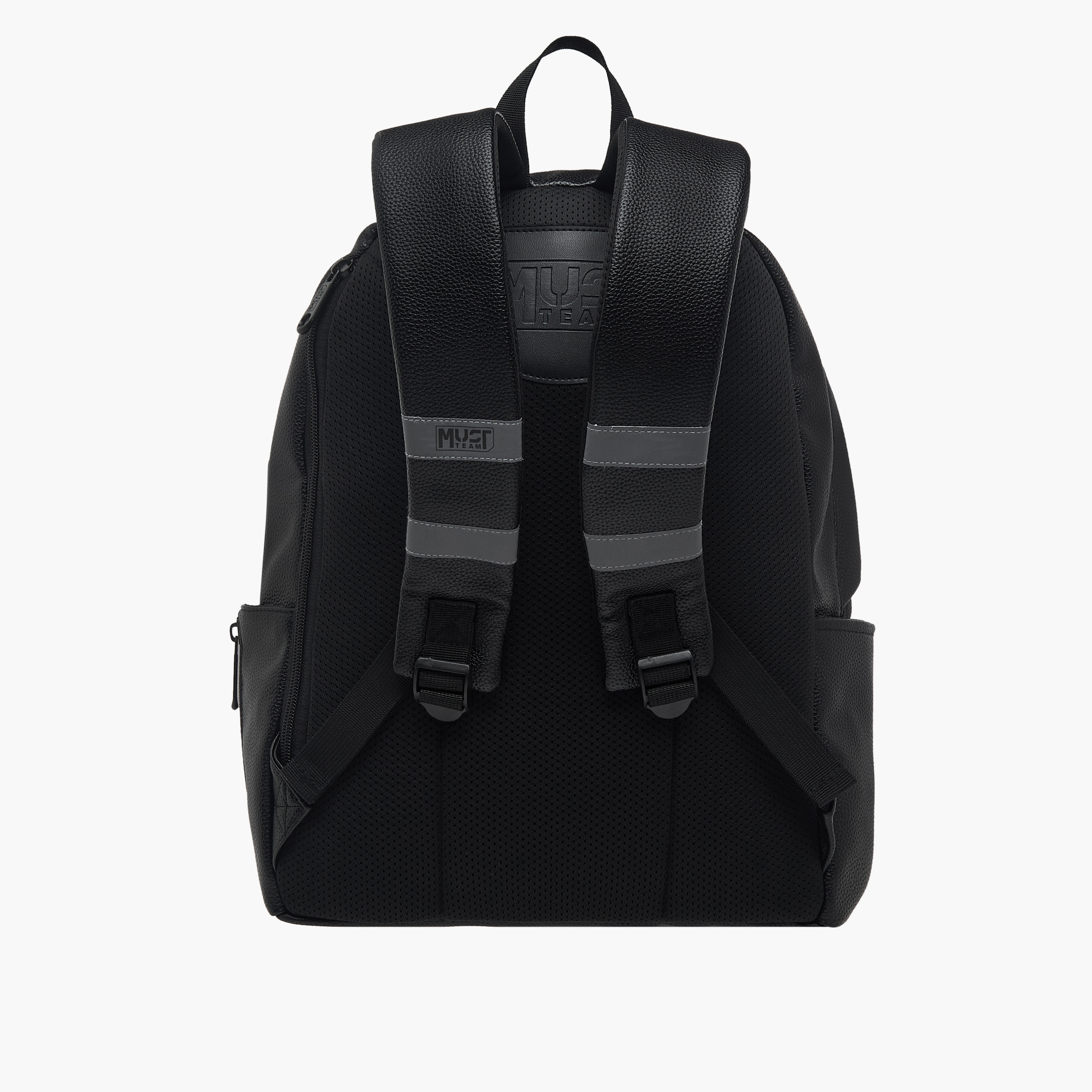 MUST Textured Backpack with Adjustable Shoulder Straps and Zip Closure - 32x17x42 cms-promo_LS20_OMN-image-5