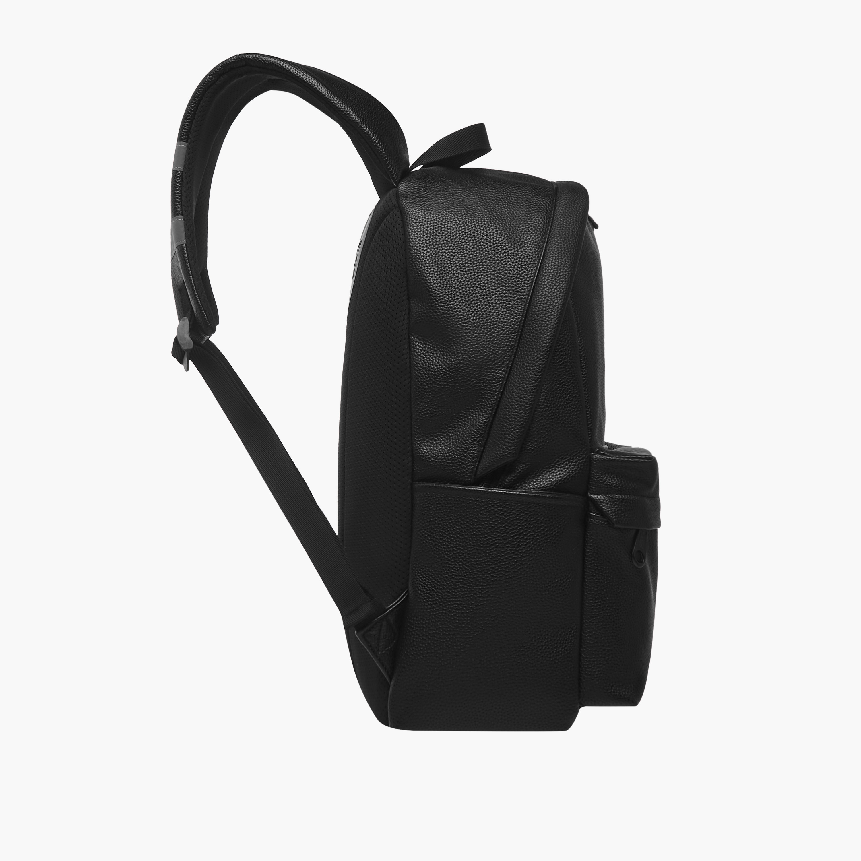 MUST Textured Backpack with Adjustable Shoulder Straps and Zip Closure - 32x17x42 cms-promo_LS20_OMN-image-6