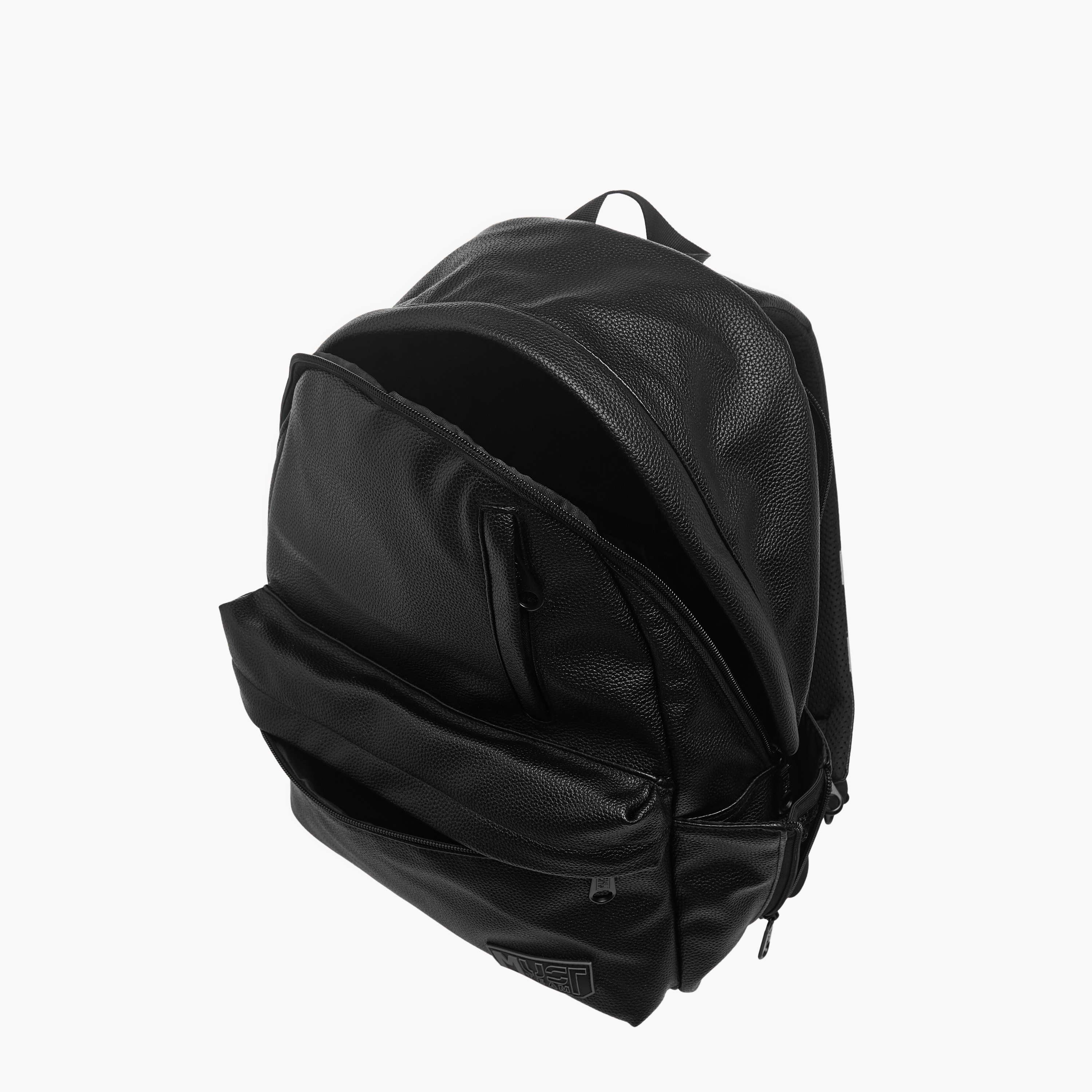 MUST Textured Backpack with Adjustable Shoulder Straps and Zip Closure - 32x17x42 cms-promo_LS20_OMN-image-7