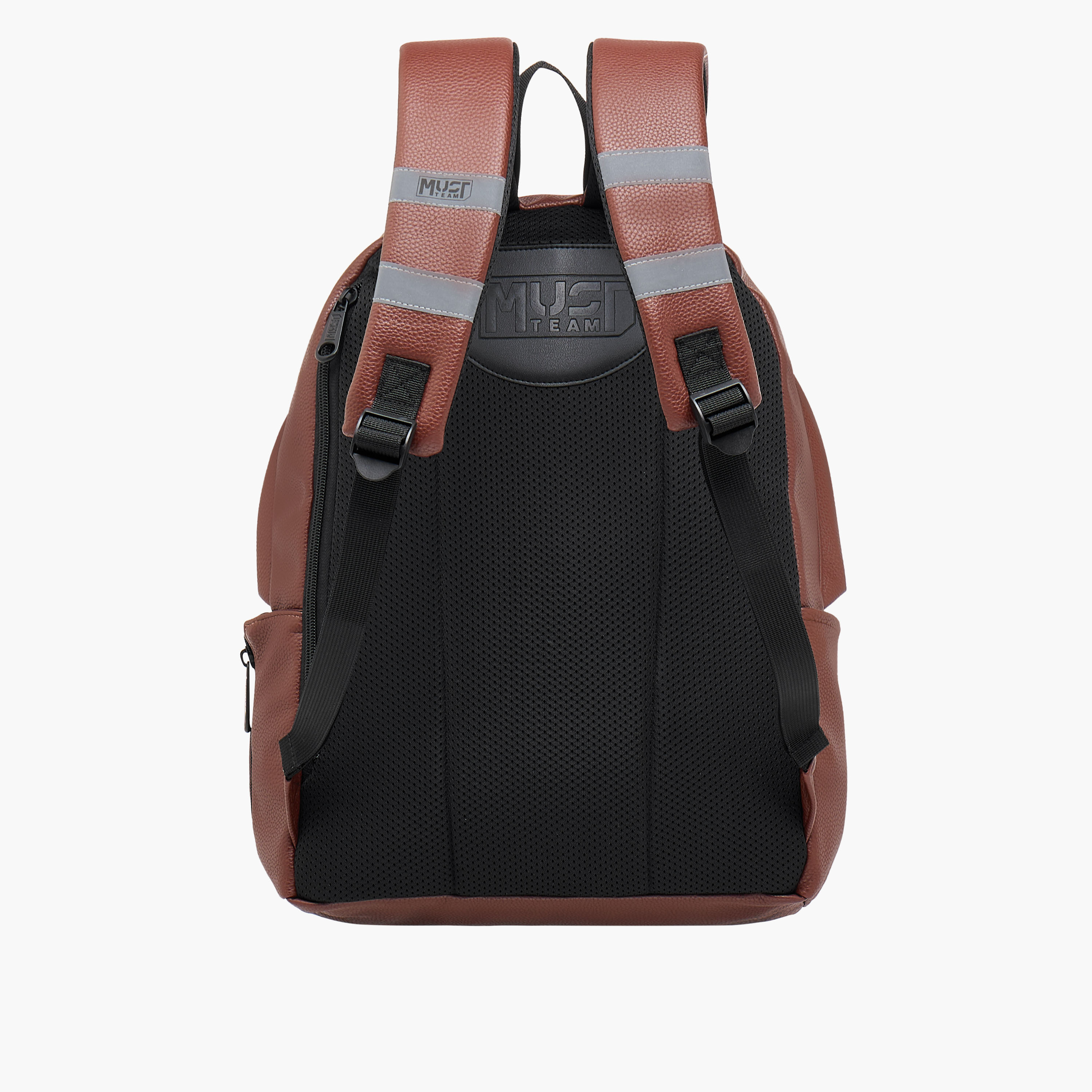 MUST Textured Backpack with Adjustable Shoulder Straps and Zip Closure - 32x17x42 cms-school-bagsandbackpacks-backpacks-image-6