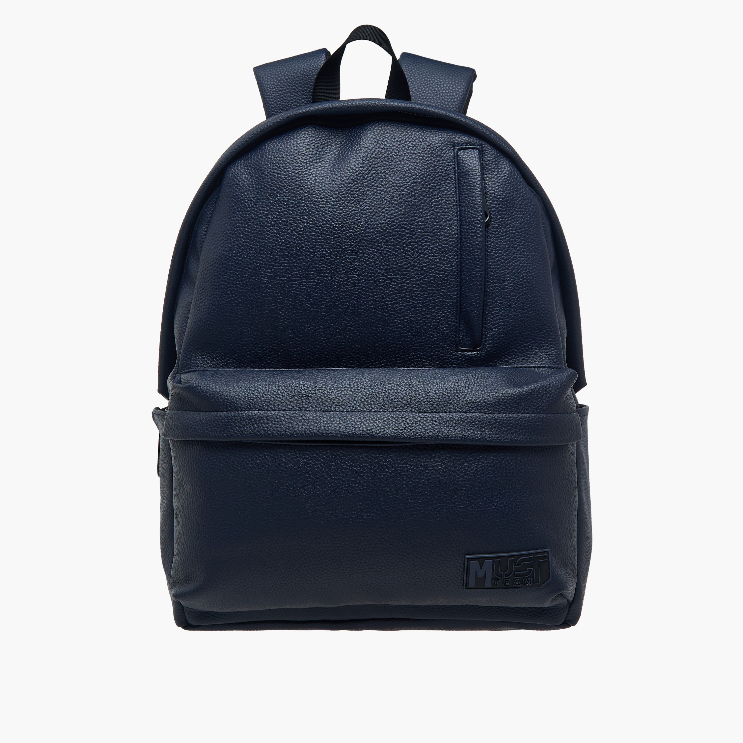 MUST Textured Backpack with Adjustable Shoulder Straps and Zip Closure - 32x17x42 cms-promo_LS20_OMN-image-1