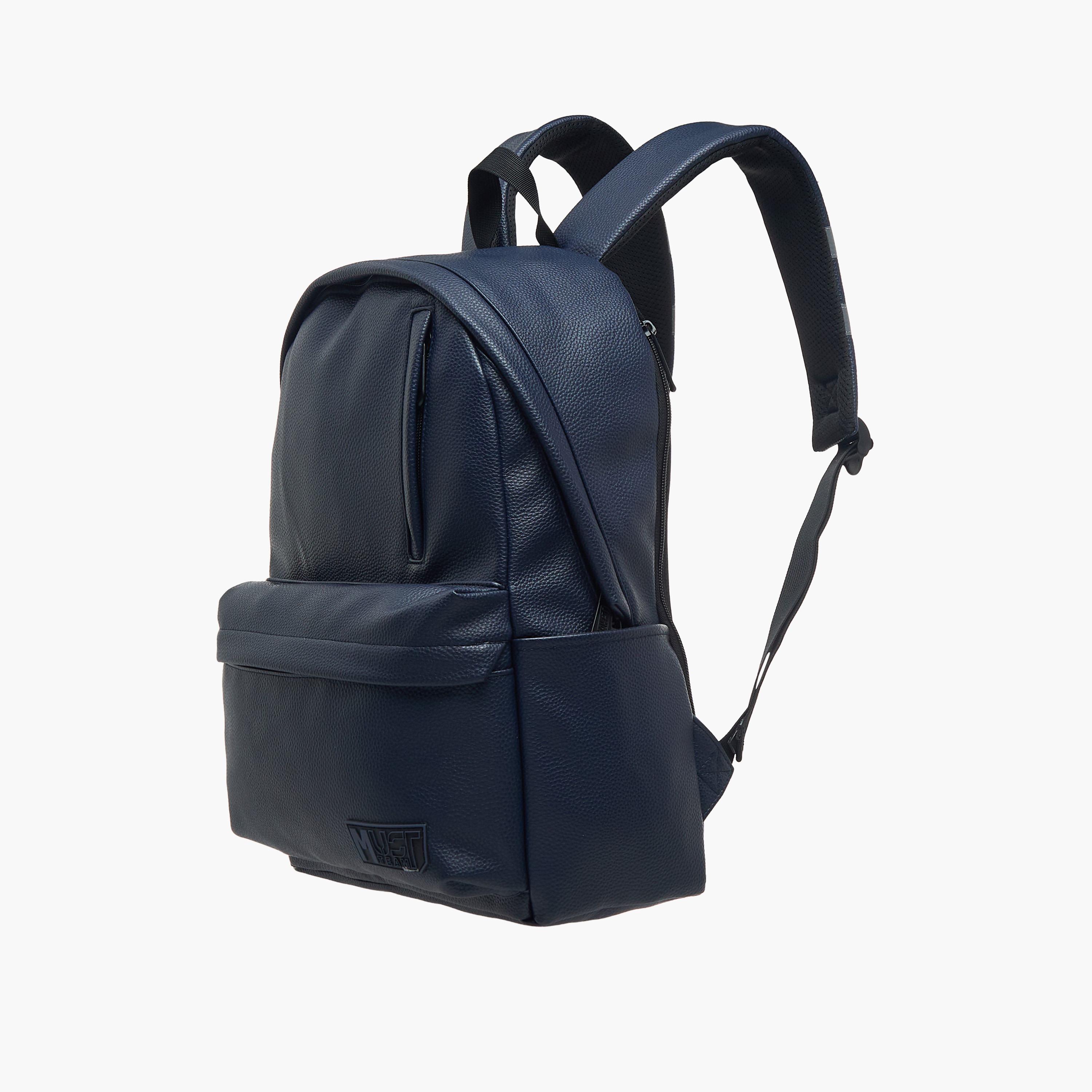 MUST Textured Backpack with Adjustable Shoulder Straps and Zip Closure - 32x17x42 cms-promo_LS20_OMN-image-4