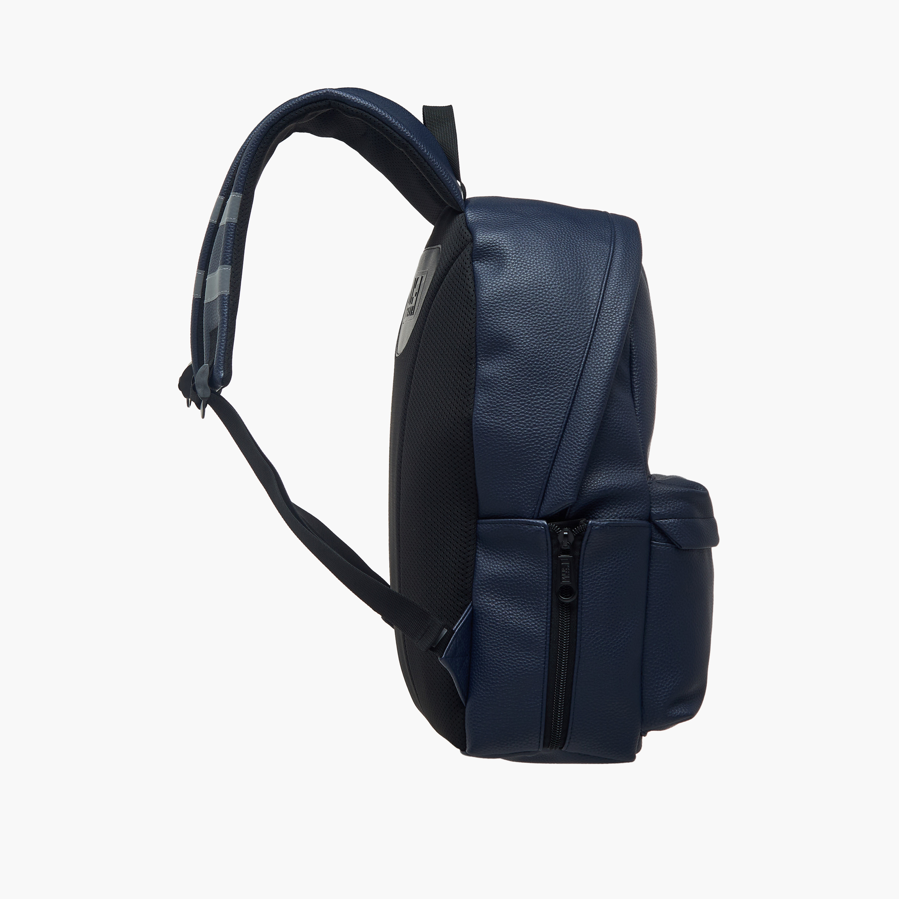 MUST Textured Backpack with Adjustable Shoulder Straps and Zip Closure - 32x17x42 cms-promo_LS20_OMN-image-5