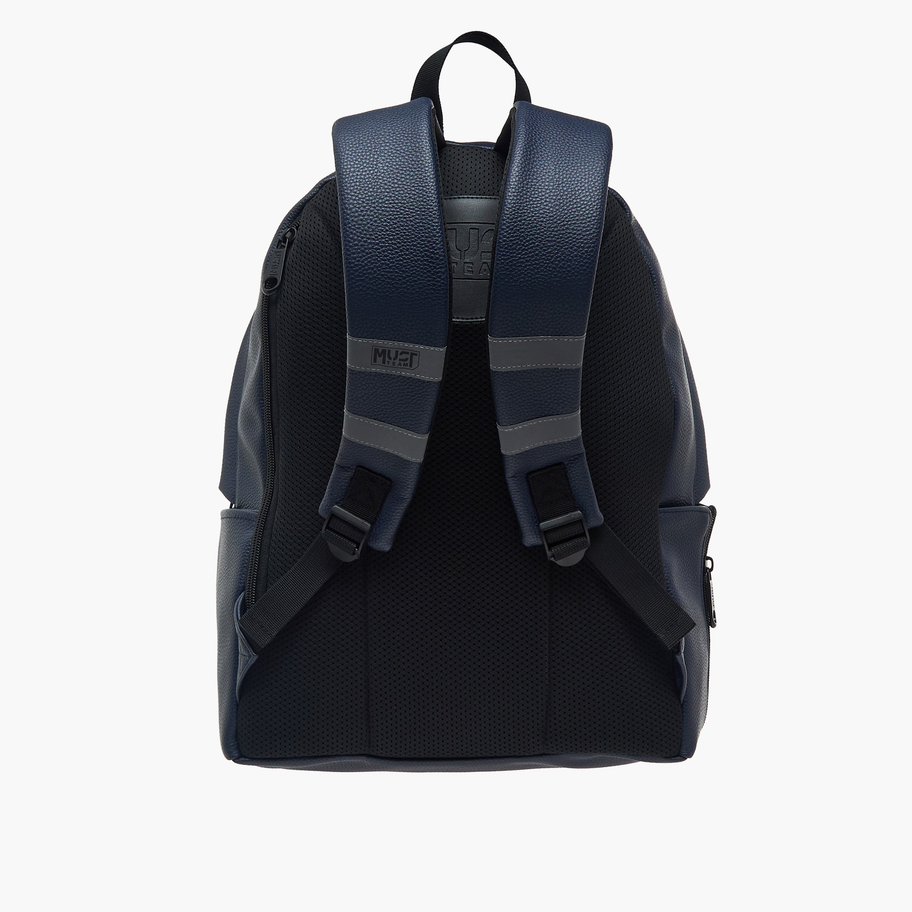 MUST Textured Backpack with Adjustable Shoulder Straps and Zip Closure - 32x17x42 cms-promo_LS20_OMN-image-6